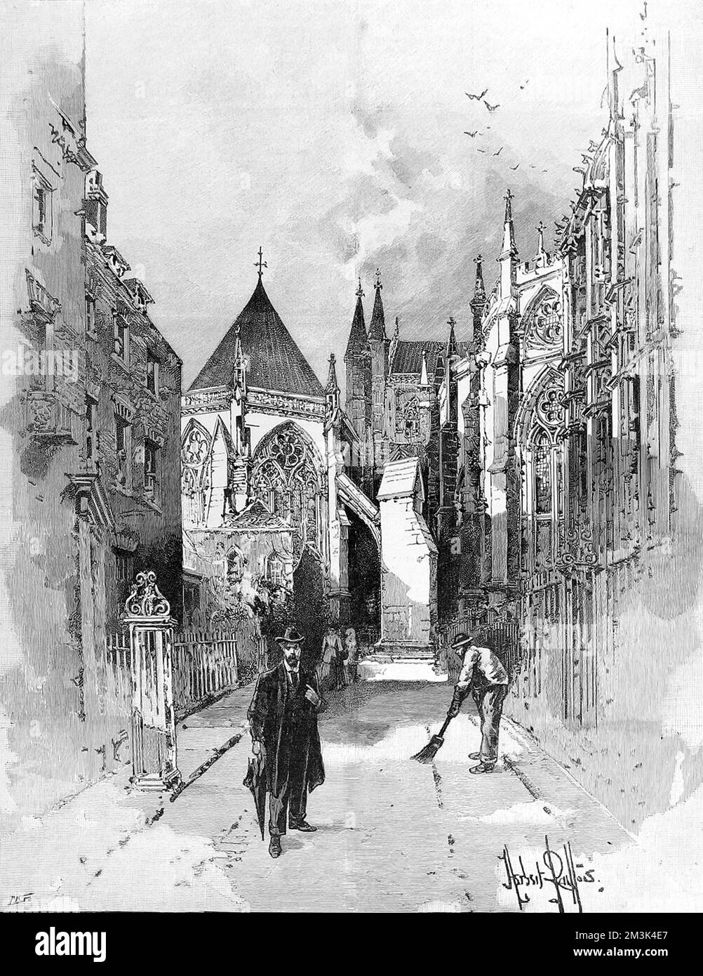 Exterior of westminster abbey hi-res stock photography and images