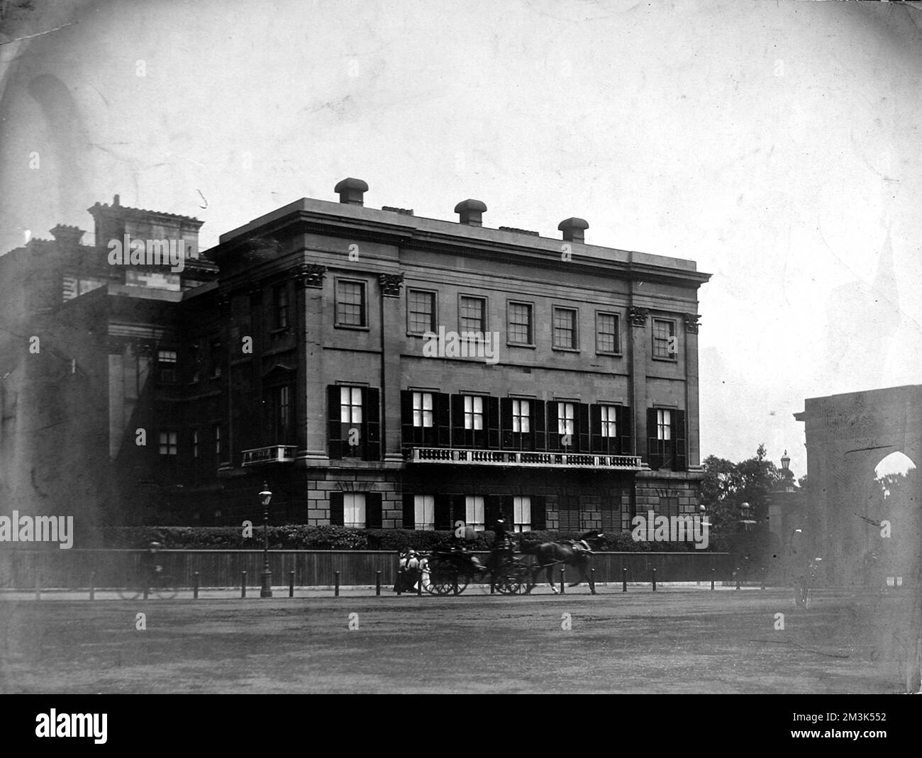 Apsley House, London, viewed from Hyde Park during the late 19th