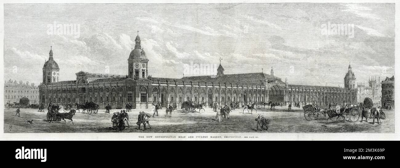 Exterior of the Smithfield New Metropolitan Meat and Poultry Market