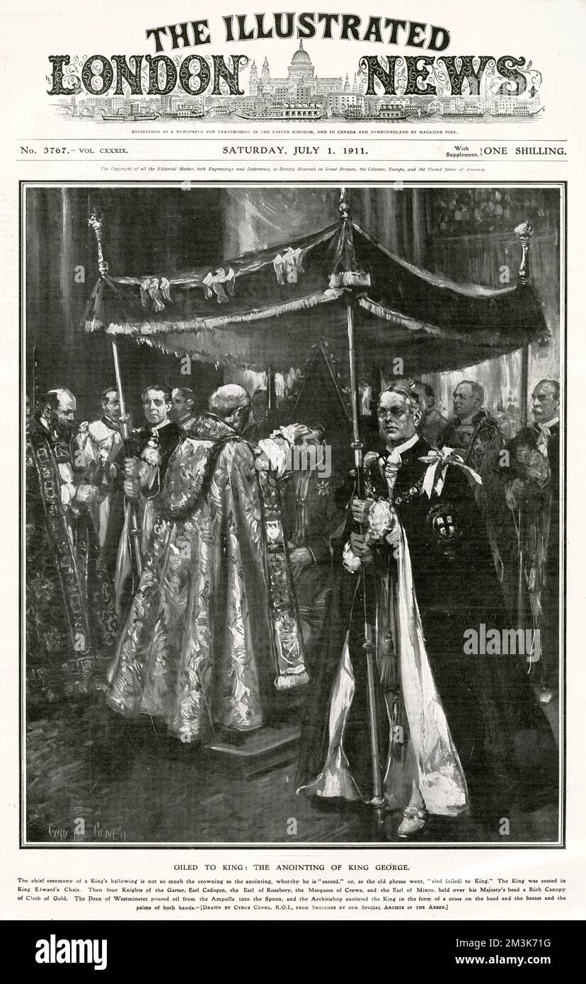 Anointing coronation hi-res stock photography and images - Alamy