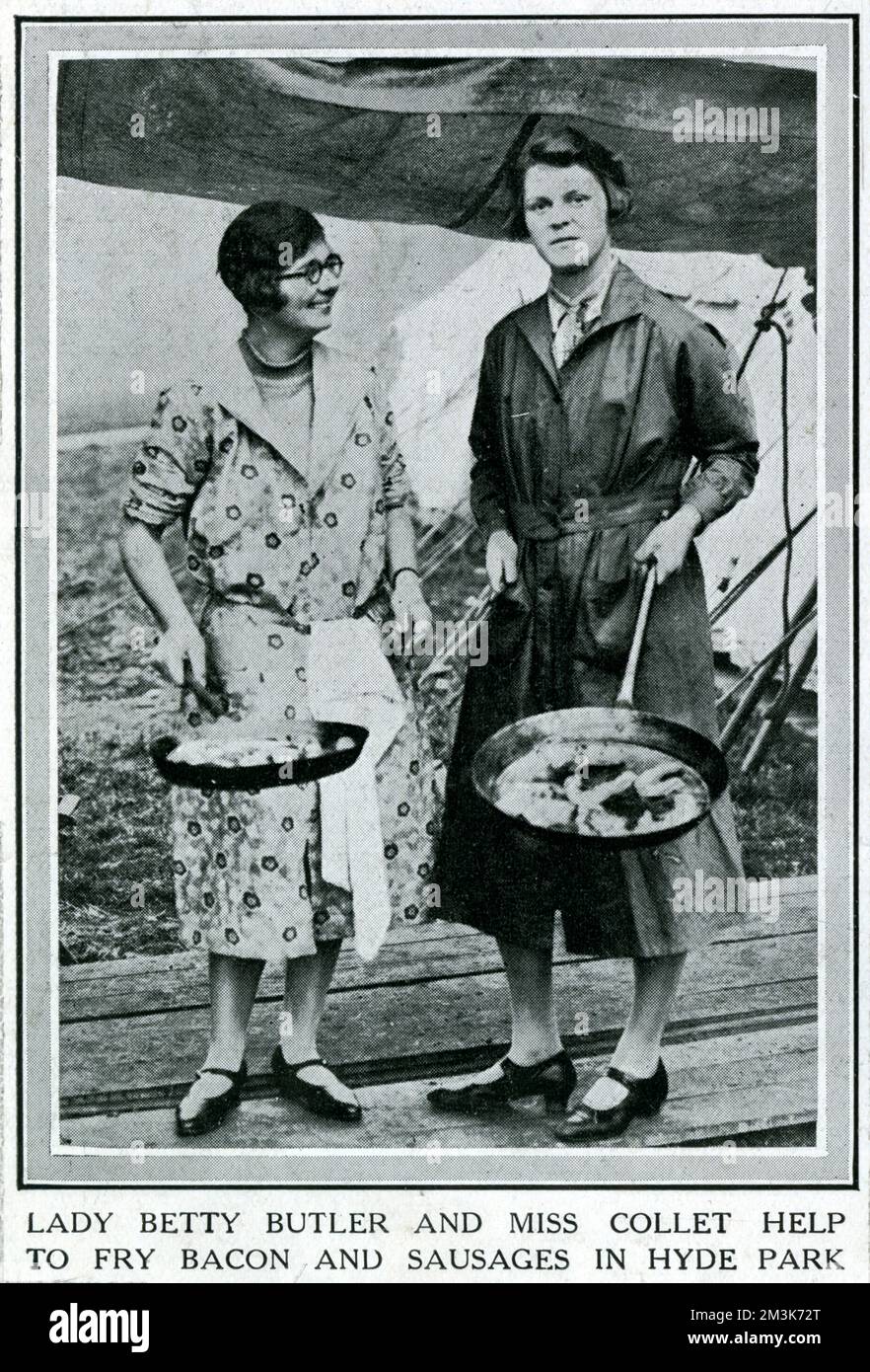 General Strike 1926: Canteens in Hyde Park Stock Photo