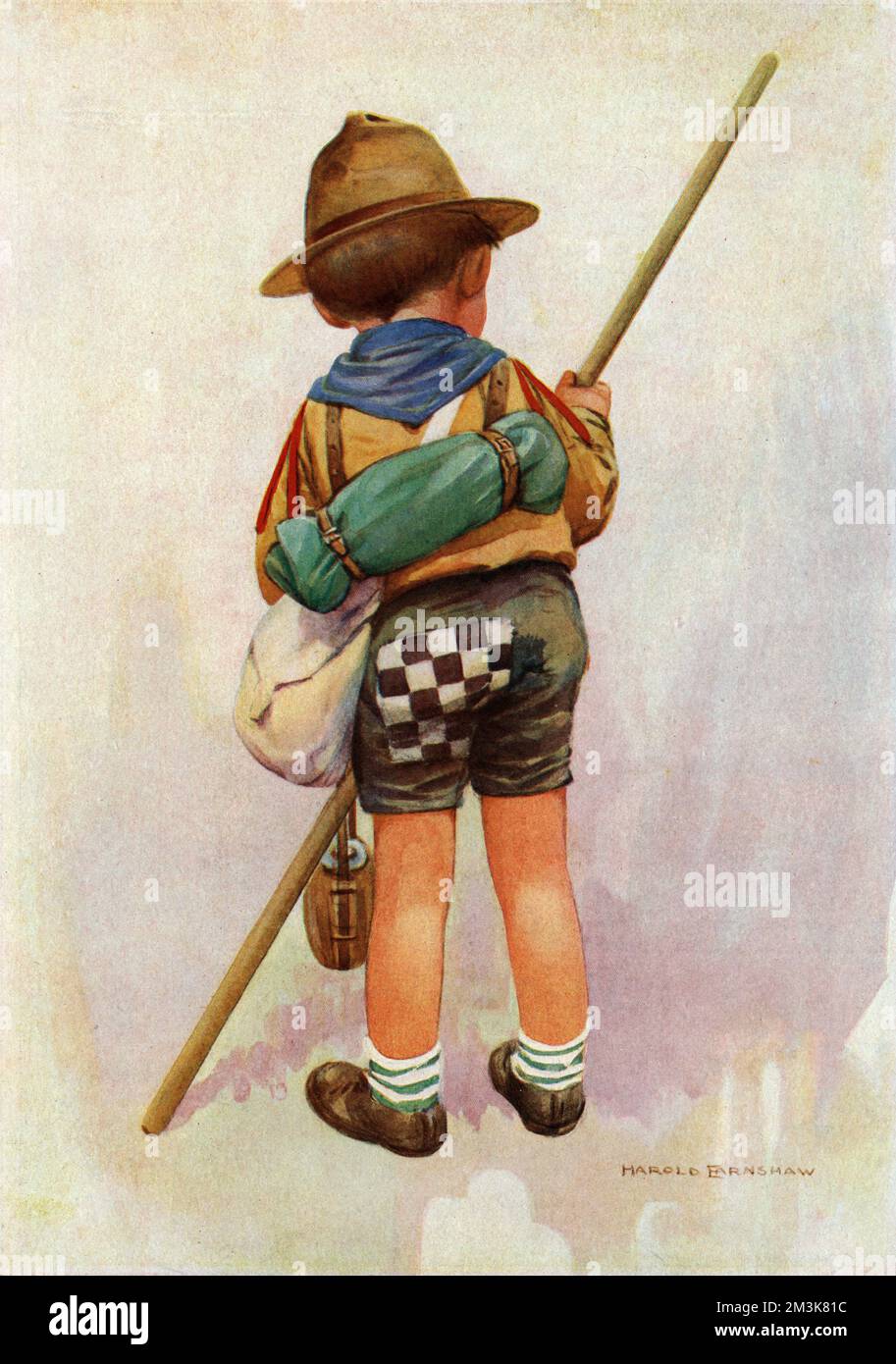 The Rearguard Patched shorts hi-res stock photography and images - Alamy