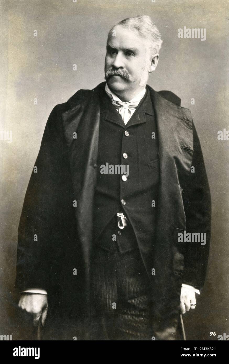 Sir William Schwenk Gilbert - English parodist & librettist Stock Photo ...