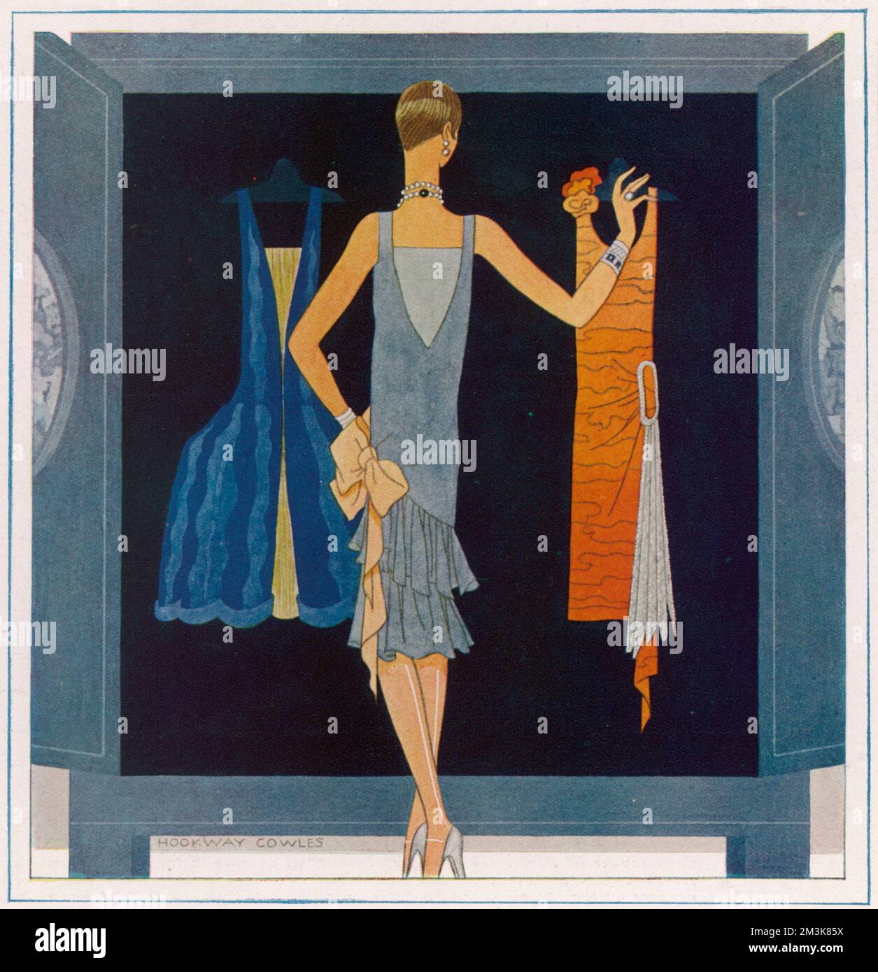 sachin and babi light blue dress Clothing & Textiles: Evening Gowns of the 1920s