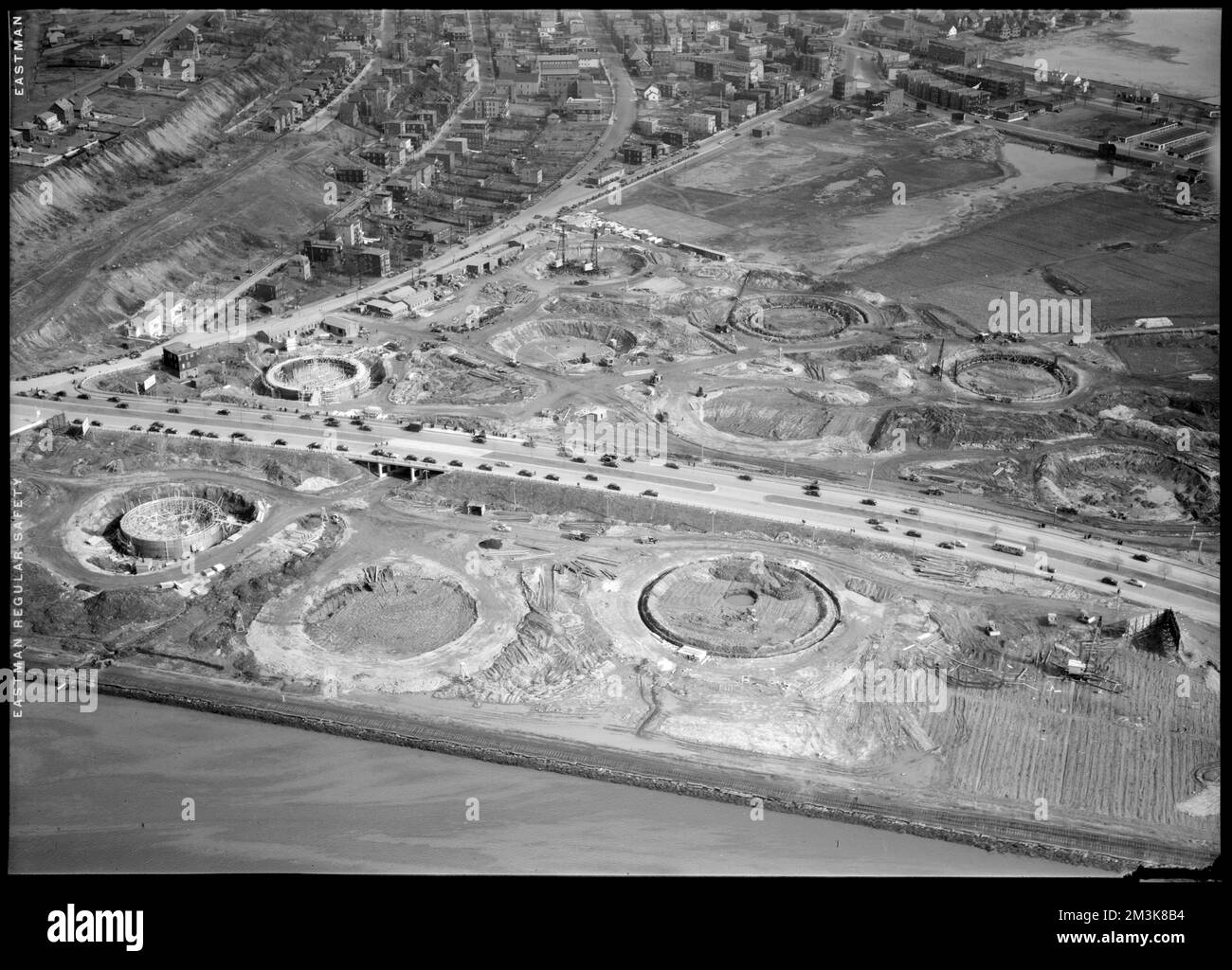 Orient Heights , Construction, Express highways, Orient Heights. Photographs of the First Naval