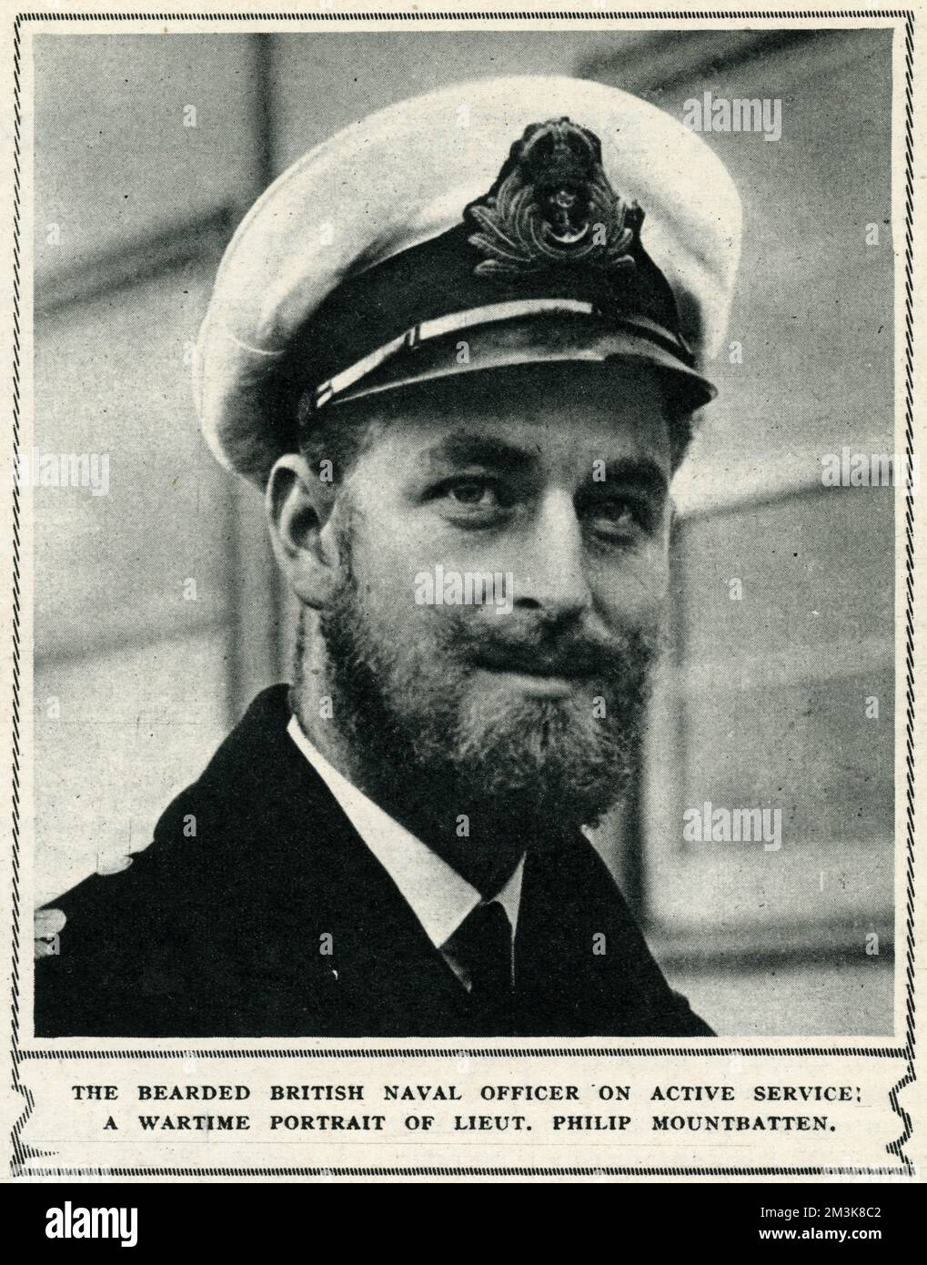 Lieutenant Philip Mountbatten, later Prince Philip, Duke of Edinburgh
