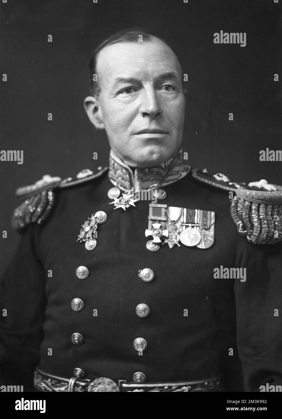 Admiral of the Fleet Sir Charles Morton Forbes (1880-1960) he was Commader in Chief of the home fleet from 1938-1940 Stock Photo