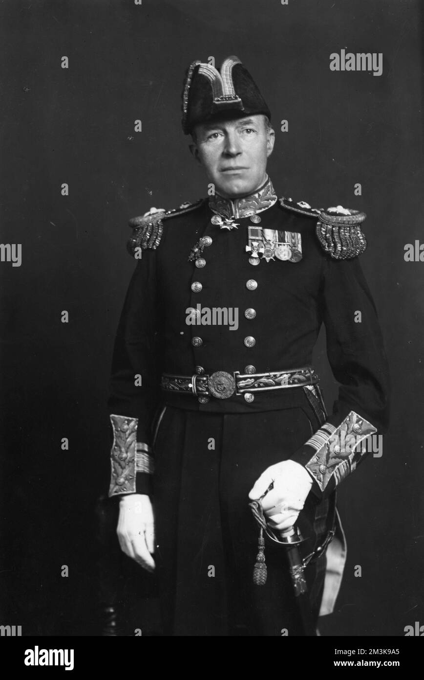 Admiral of the Fleet Sir Charles Morton Forbes (1880-1960) he was Commander in Chief of the home fleet from 1938-1940 Stock Photo