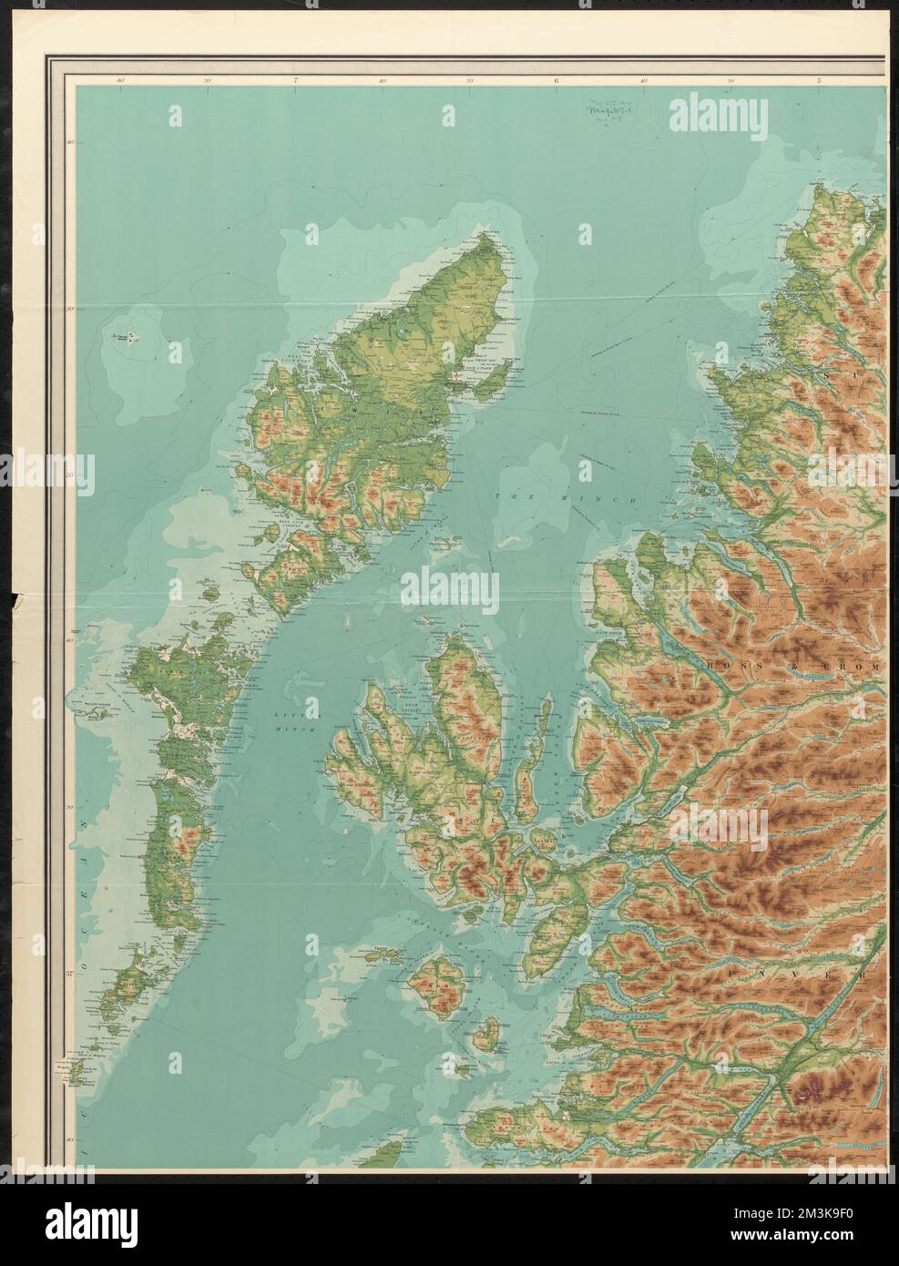 Orographical map of Scotland , Scotland, Maps, Topographic maps Norman B. Leventhal Map Center 