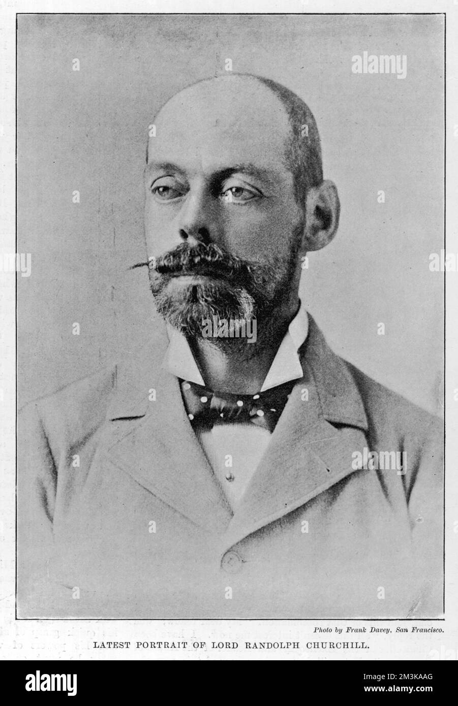 Lord Randolph Churchill Stock Photo Alamy