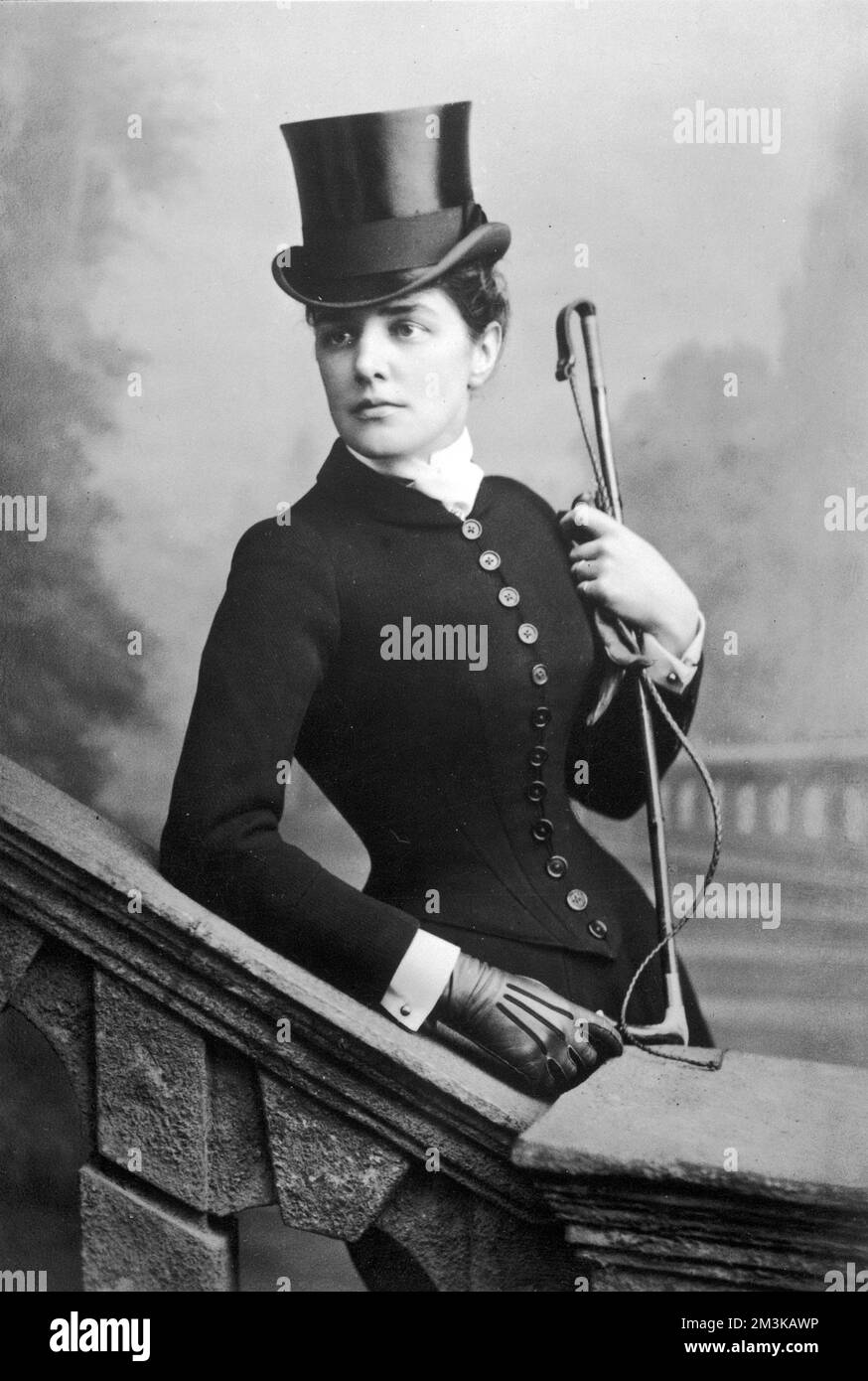 JENNIE JEROME, (1854 - 1921) Lady Randolph Churchill, mother of Winston ...