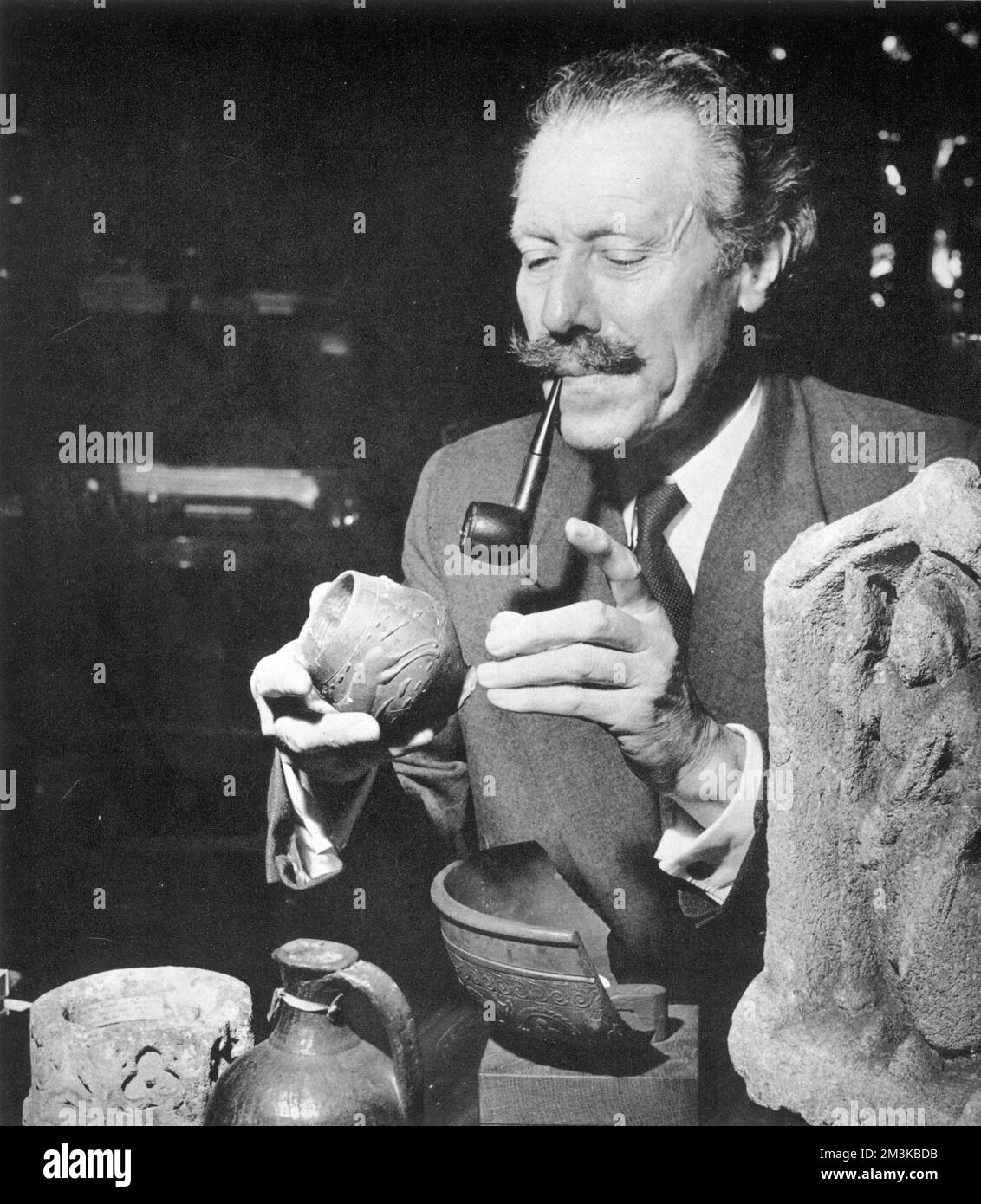 Portrait of Sir Mortimer Wheeler (1890 1976), archaeologist and