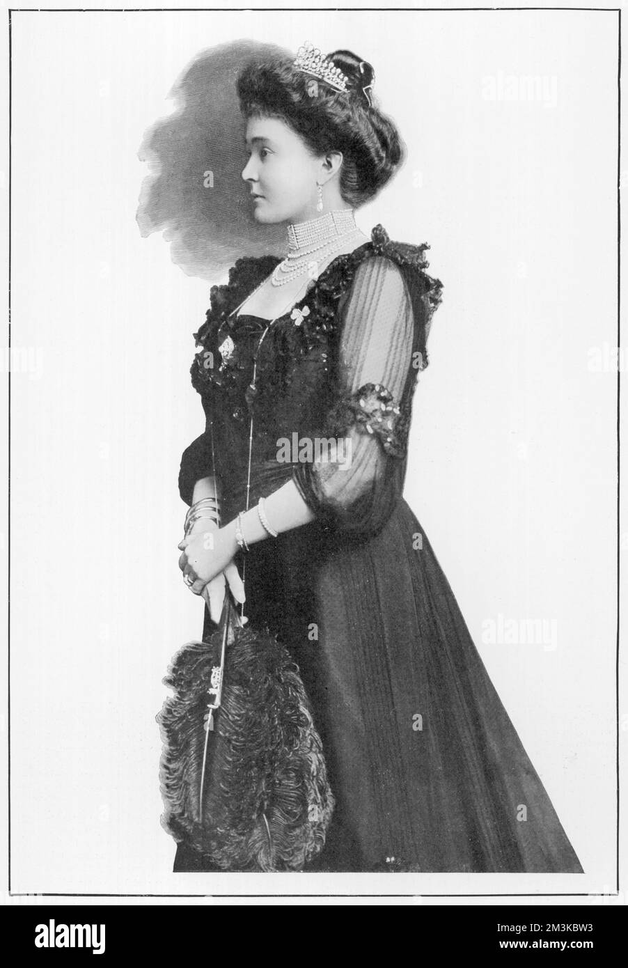 Princess Luise Margarete of Prussia, Duchess of Connaught (1860-1917), wife of Prince Arthur, Duke of Connaught.     Date: 1902 Stock Photo