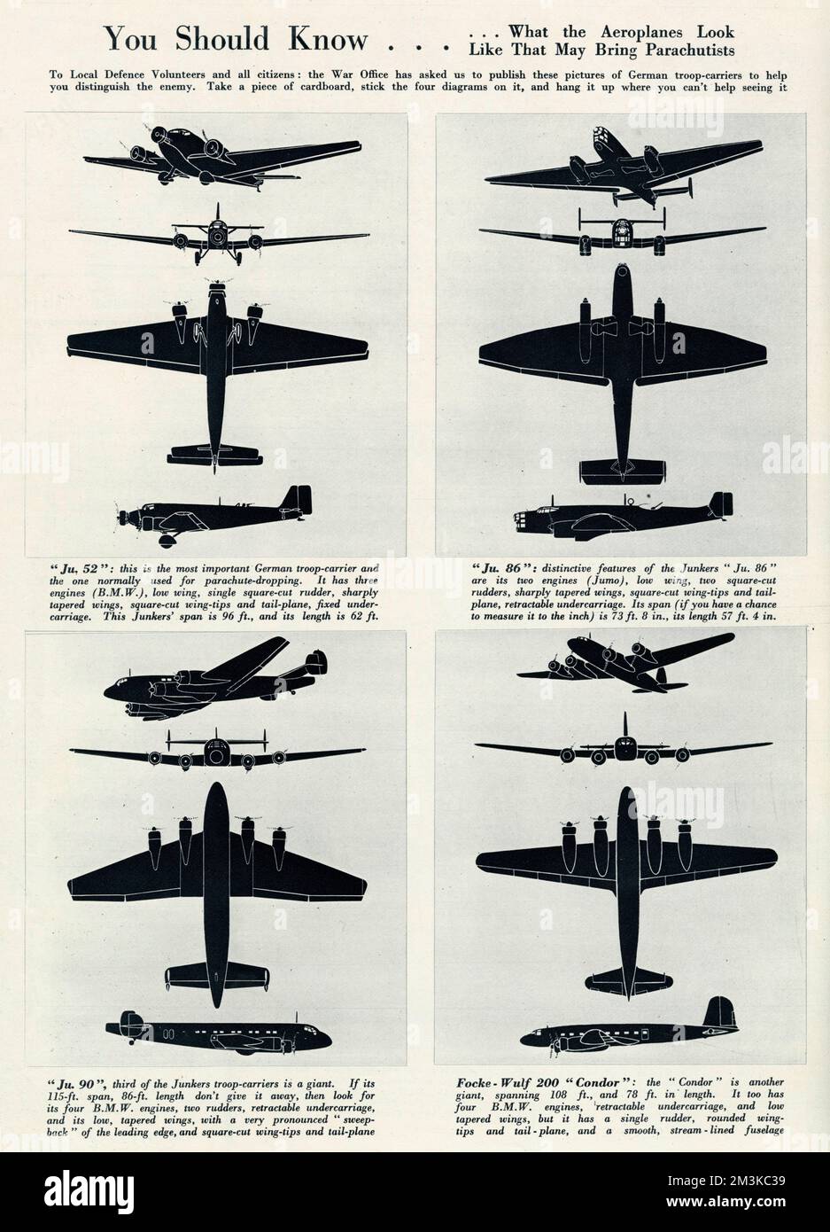 What German troop-carriers look from above 1940 Stock Photo