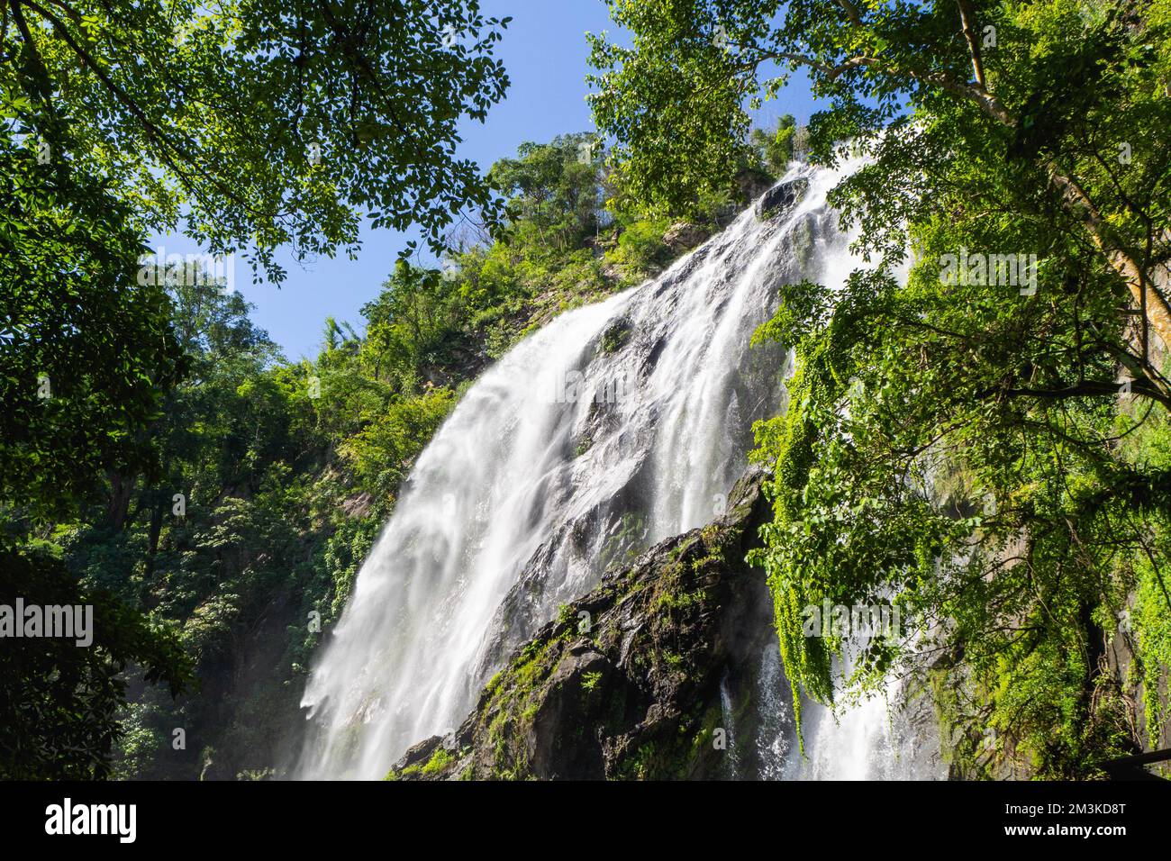 Klong Lan Waterfall, Kamphaeng Phet Province, Thailand Stock Photo