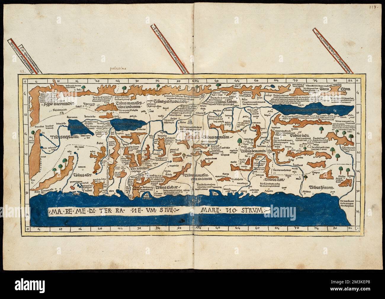[Palestina] , Palestine, Maps, Early works to 1800, Israel, Maps, Early