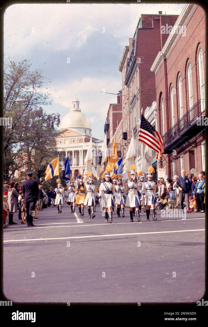 Parade, Park Street, Boston , Parades & processions, Flag bearers