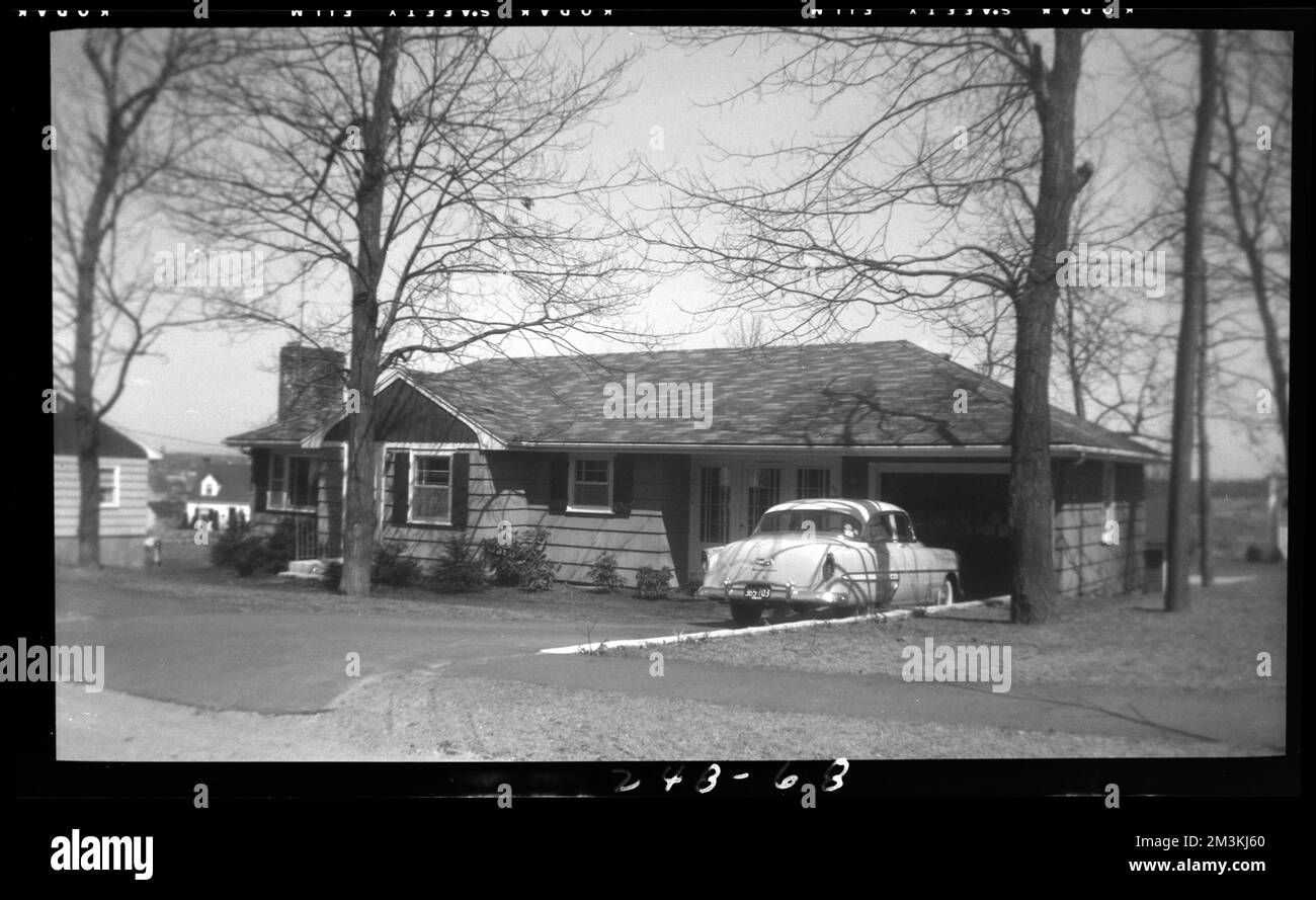 Parker Road 68 , Houses, Automobiles. Needham Building Collection