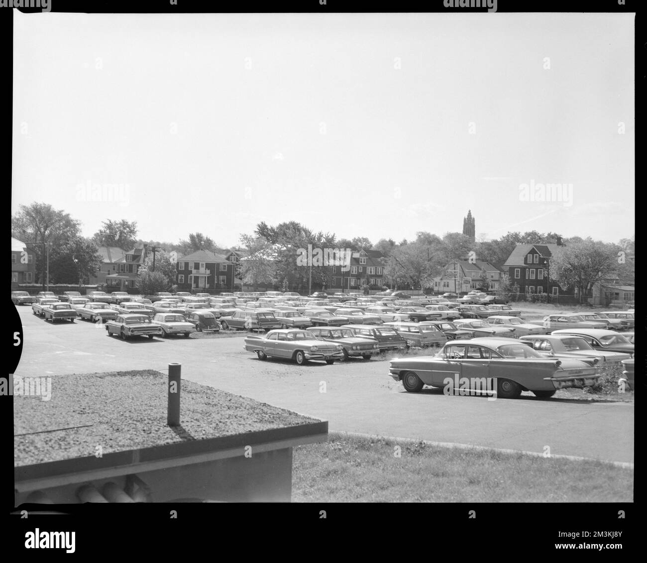 Parking area, rear bldg. 39 , Armories, Buildings, Parking lots