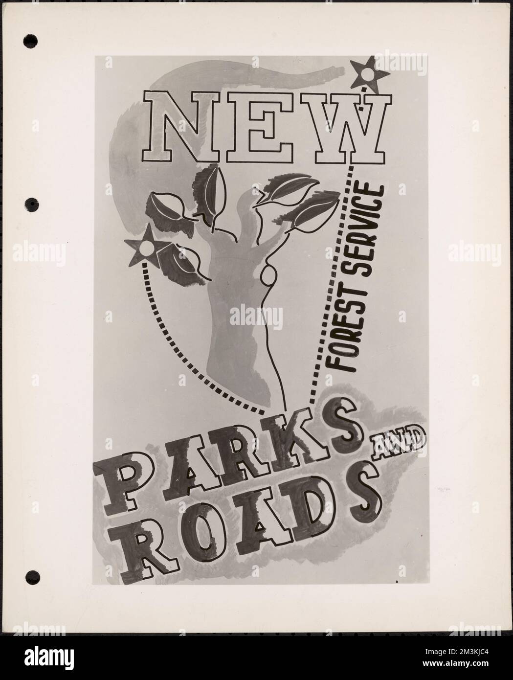 Parks amp roads poster Parks Roads - Parks Roads Poster Parks Roads Administrative Agencies United States Forest Service The Massachusetts Wpa Federal Art Project Photograph Collection 2M3KJC4 