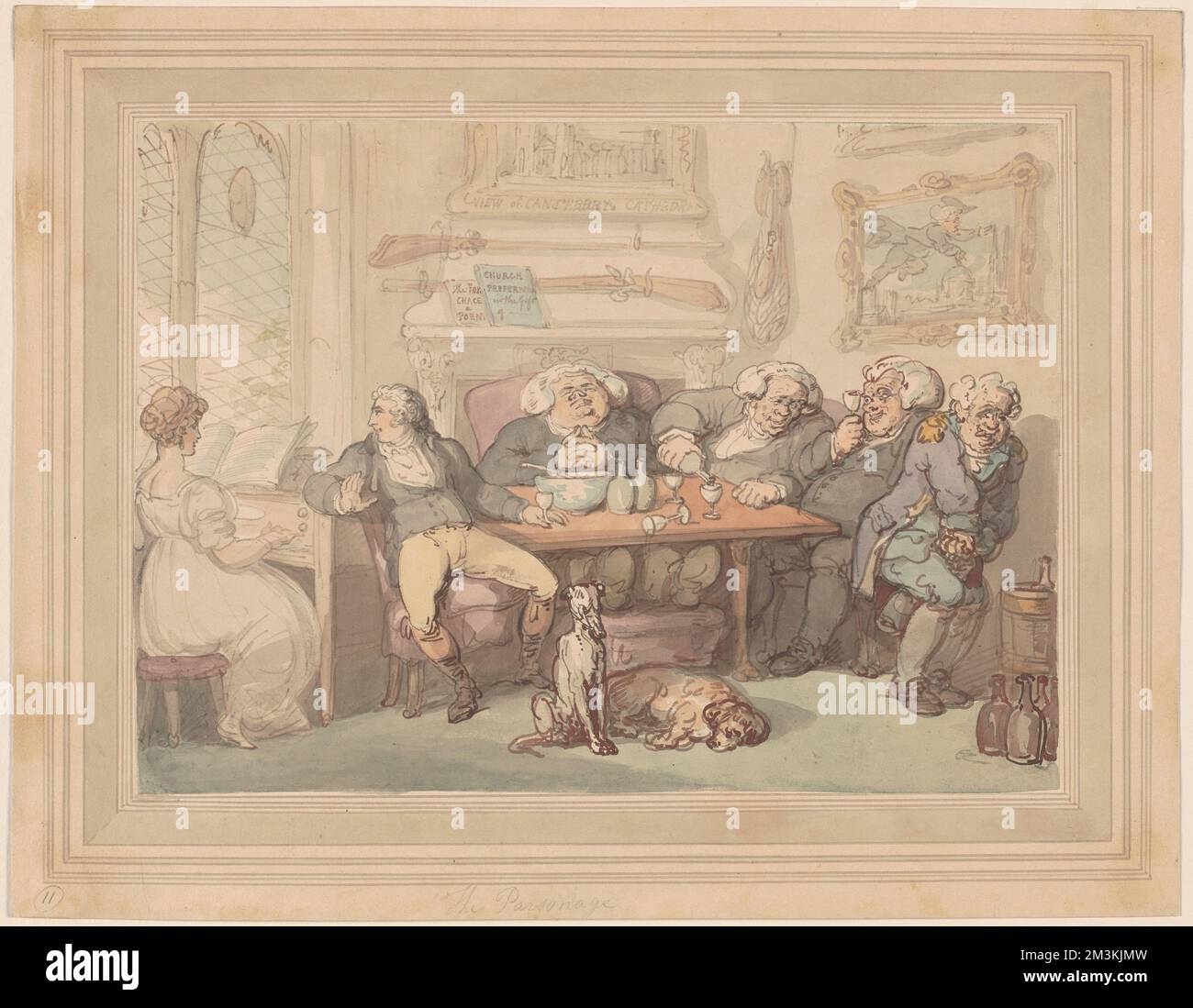 18th century parsonage hi-res stock photography and images - Alamy