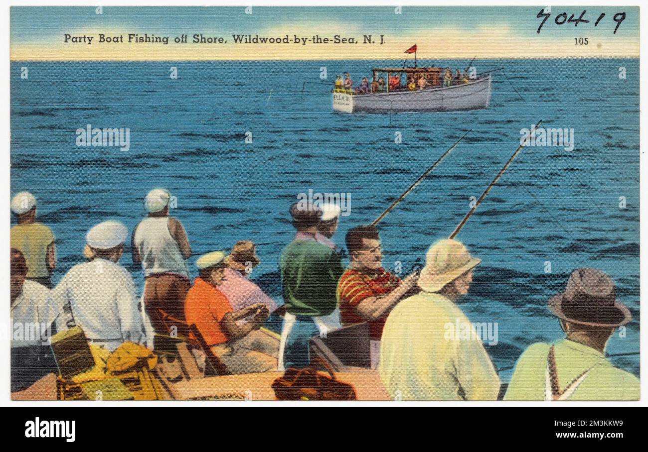 https://c8.alamy.com/comp/2M3KKW9/party-boat-fishing-off-shore-wildwood-by-the-sea-n-j-boats-seas-tichnor-brothers-collection-postcards-of-the-united-states-2M3KKW9.jpg