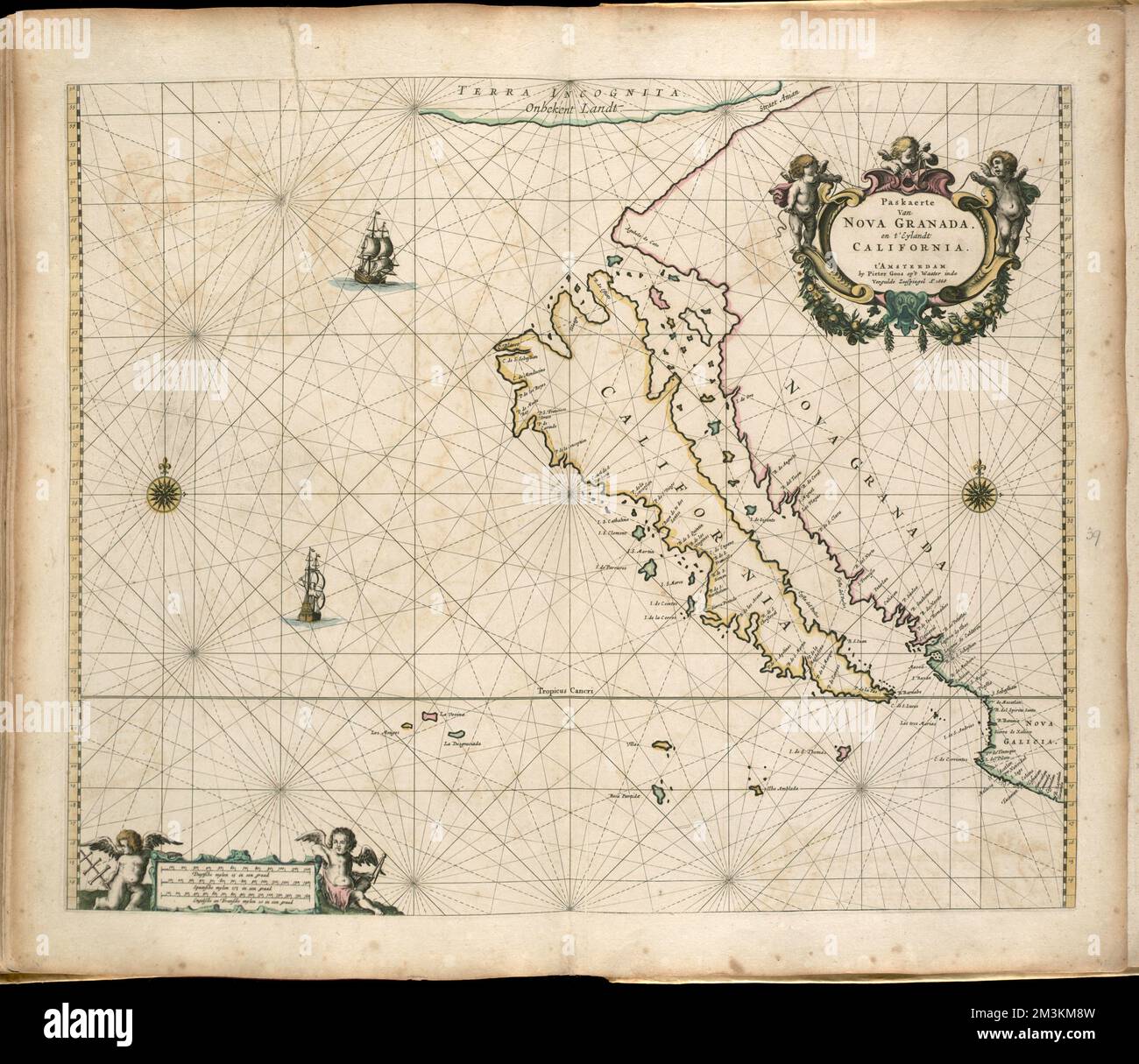 Paskaerte van Nova Granada en t 39 Eylandt - Paskaerte Van Nova Granada En Teylandt California Coasts Pacific Coast America Maps Early Works To 1800 Pacific Coast North America Maps Early Works To 1800 North America Maps Early Works To 1800 California Maps Early Works To 1800 Norman B Leventhal Map Center Collection 2M3KM8W