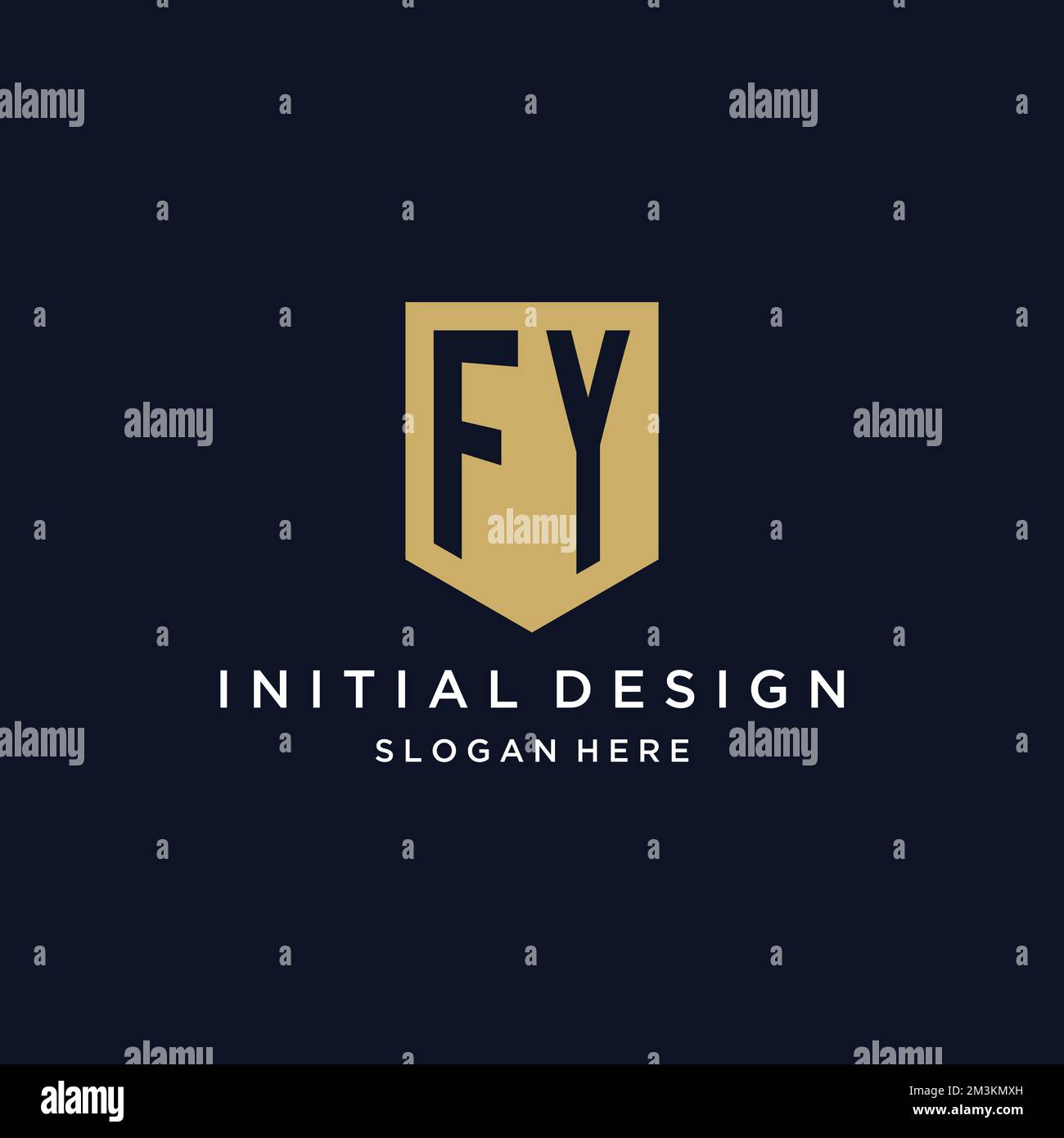 Fy initials logo hi-res stock photography and images - Alamy