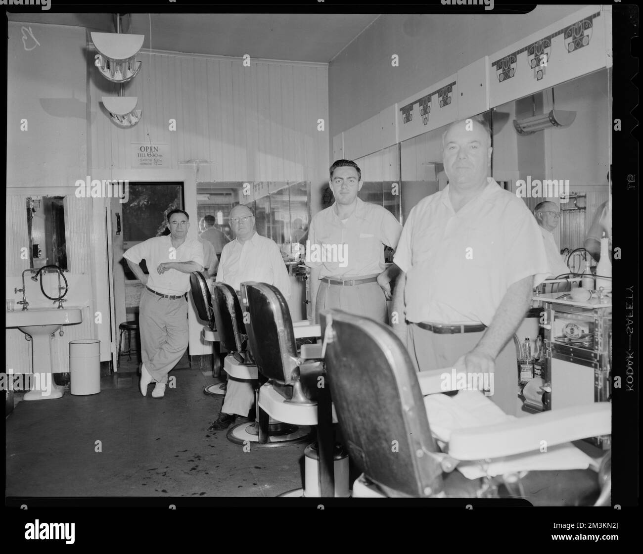 Paul, barber shop, 383 Centre St. , Barbers. Leon Abdalian