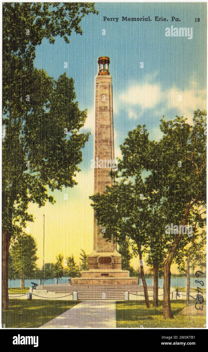 Perry Memorial, Erie, Pa. , Monuments & memorials, Tichnor Brothers