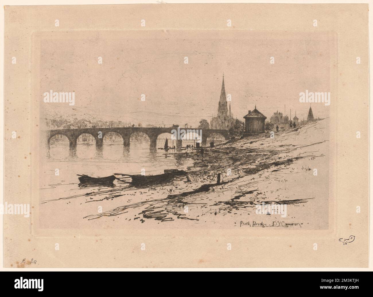 Perth Bridge , Bridges, Rivers. Sir David Young Cameron (1865-1945 ...