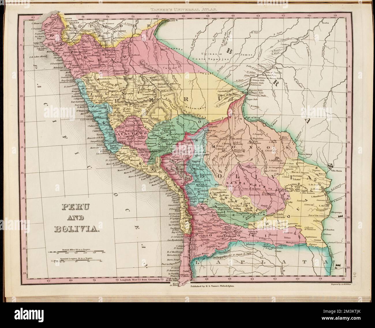 Peru and Bolivia Bolivia Maps - Peru And Bolivia Bolivia Maps Peru Maps Norman B Leventhal Map Center Collection 2M3KTJK 