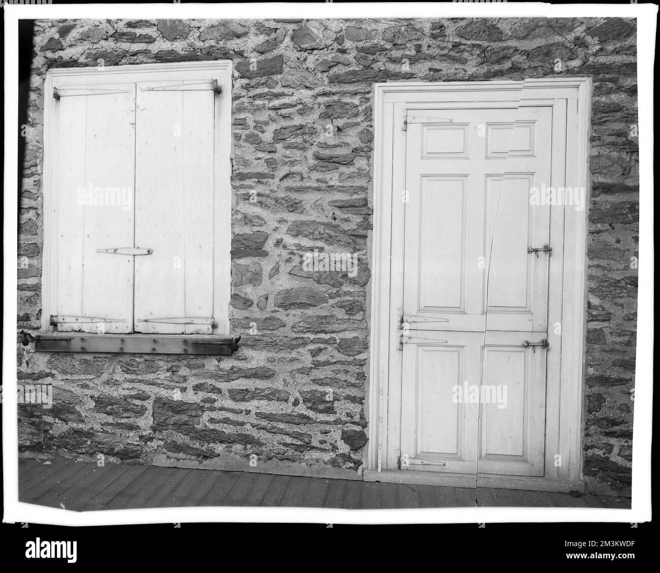 Philadelphia, Pennsylvania, 1727 N.E. Germantown Avenue and Upsal Street, exterior detail, door