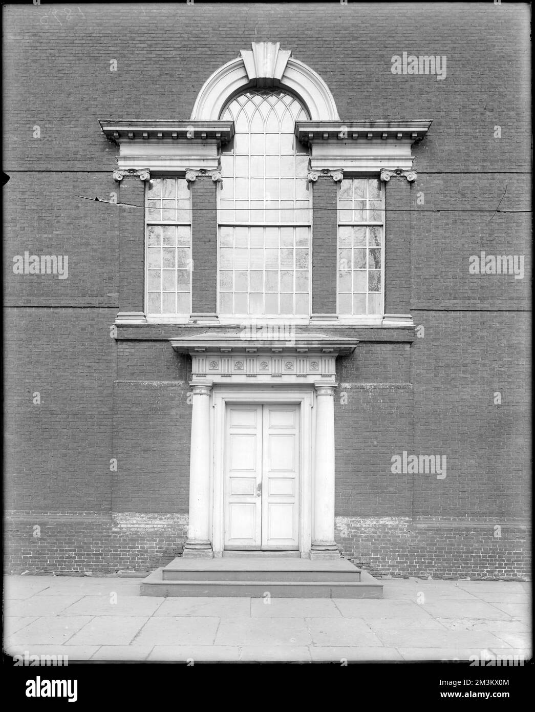 Philadelphia, Pennsylvania, Chestnut Street, exterior detail, door and