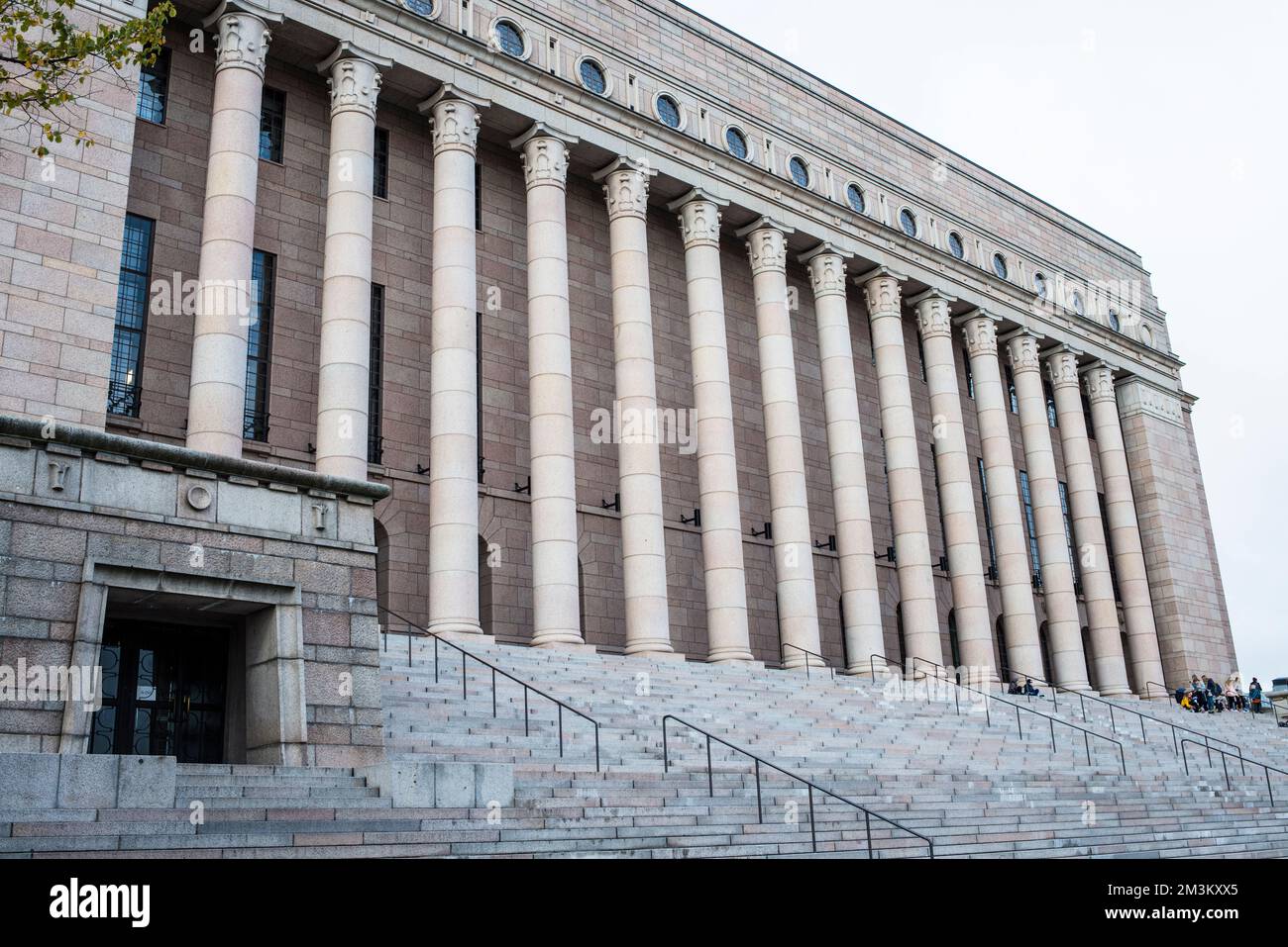 Parliament building, Helsinki Stock Photo