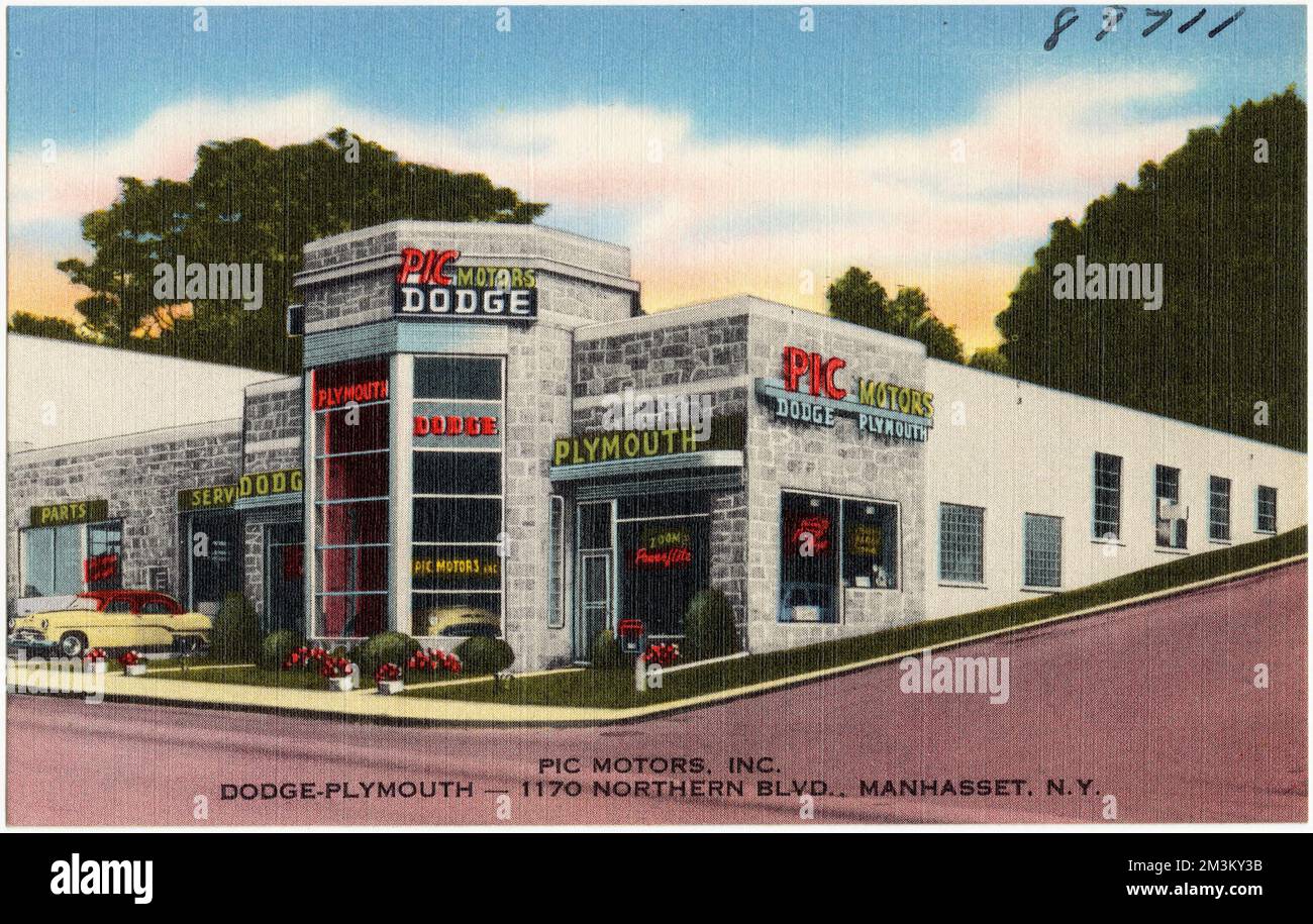 Pic Motors, Inc. DodgePlymouth 1170 Northern Blvd., Manhasset, N. Y