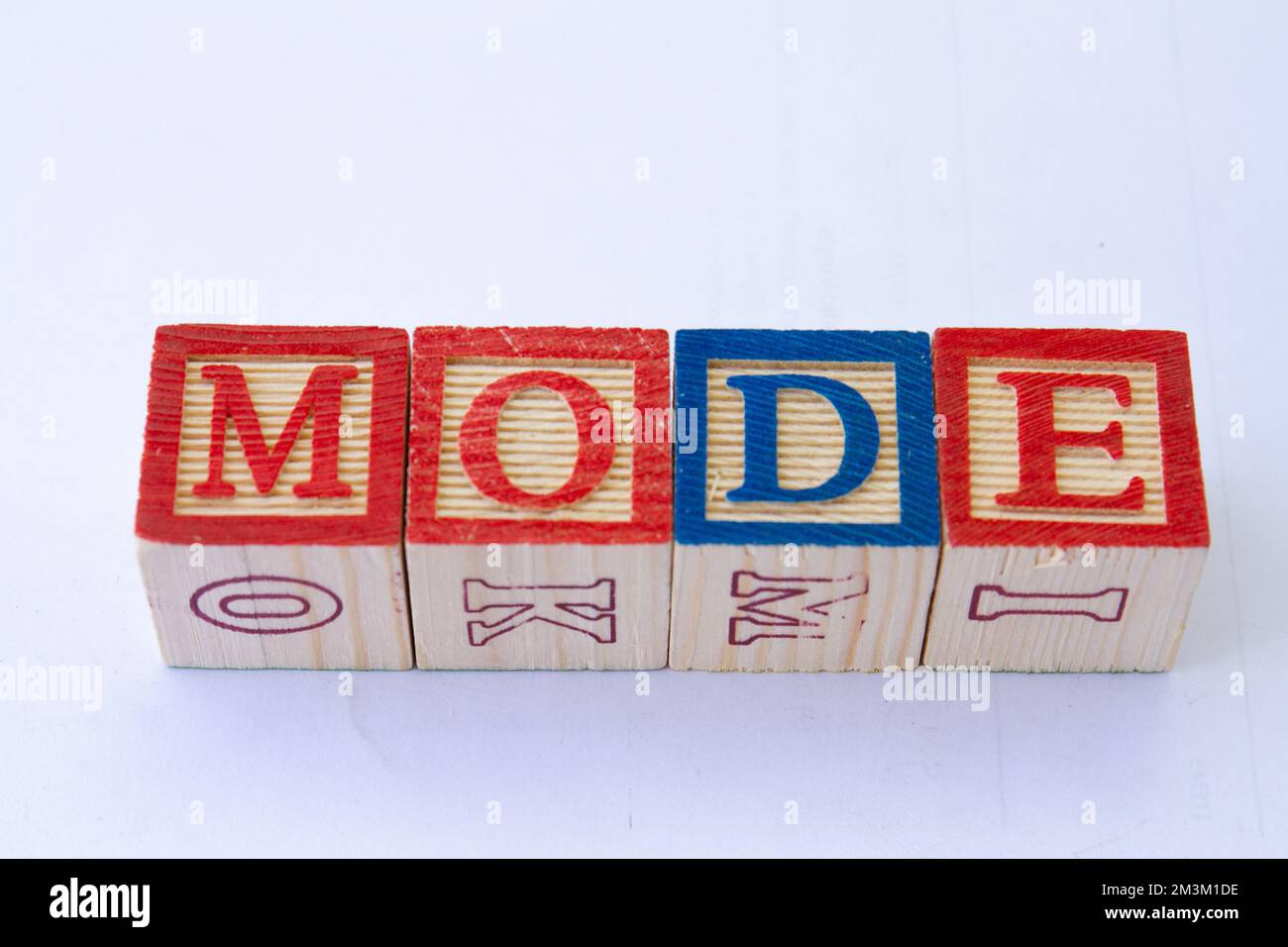 Terms Background The term mode visually displayed on a clear background with copy space ...