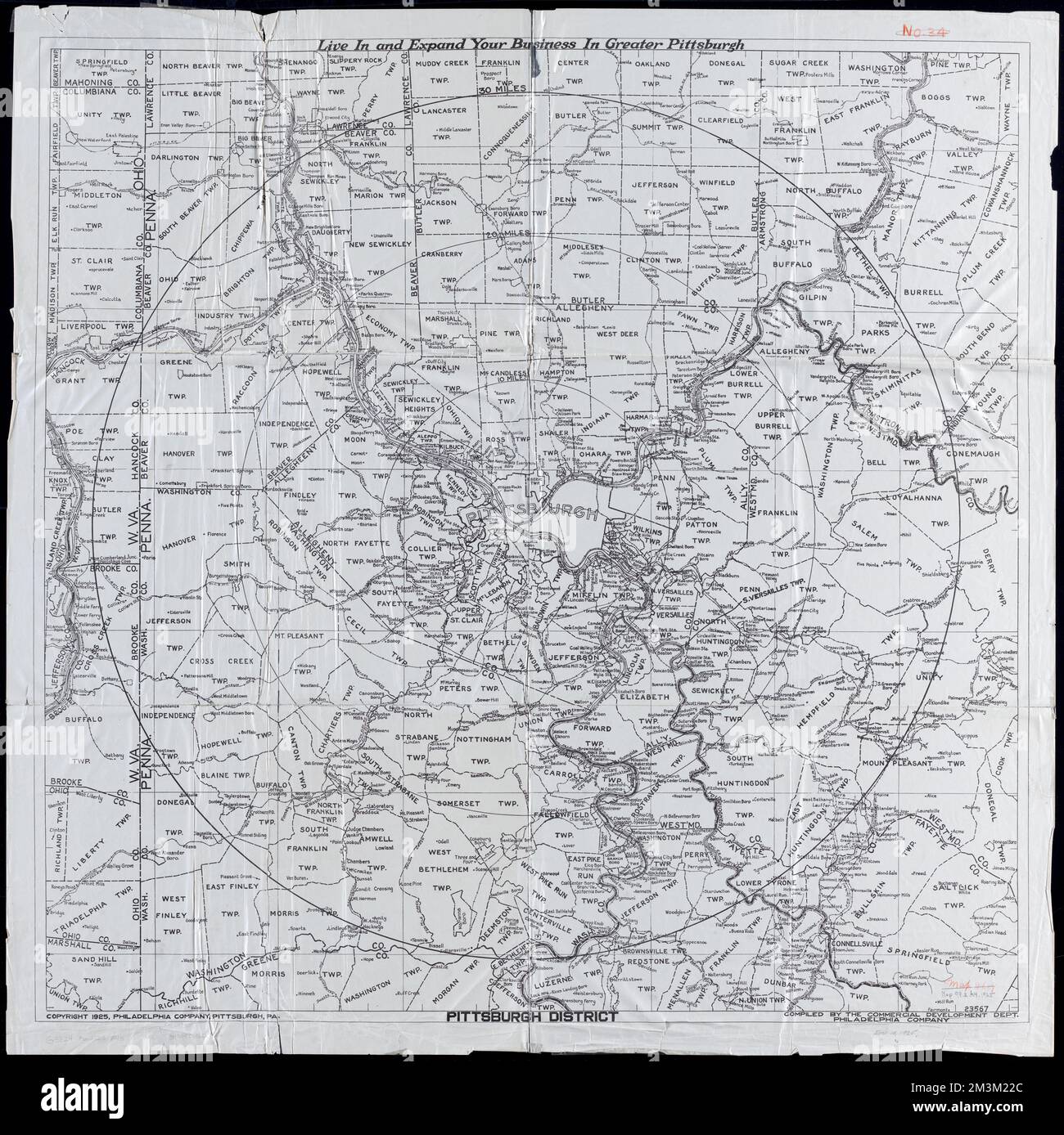 Pittsburgh district Pittsburgh - Pittsburgh District Pittsburgh Metropolitan Area Pa Maps Norman B Leventhal Map Center Collection 2M3M22C 