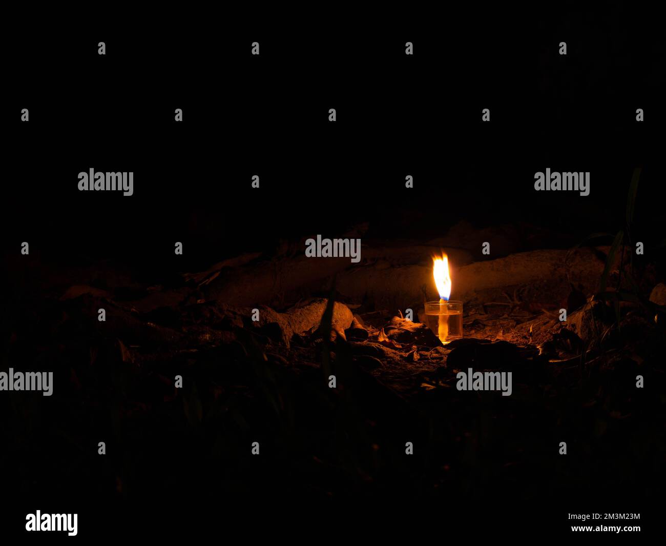 Glowing stone lanterns hi-res stock photography and images - Alamy