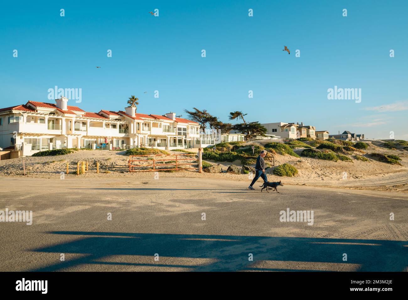 Oceano, California, USA December 14, 2022. Houses that are set amid