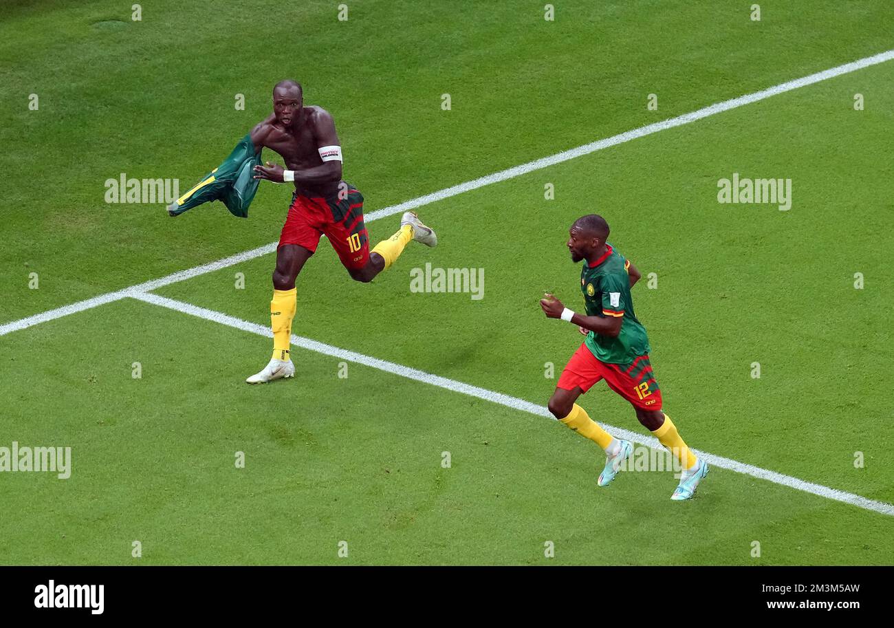 File Photo Dated 02-12-2022 Of Cameroon's Vincent Aboubakar Celebrates ...