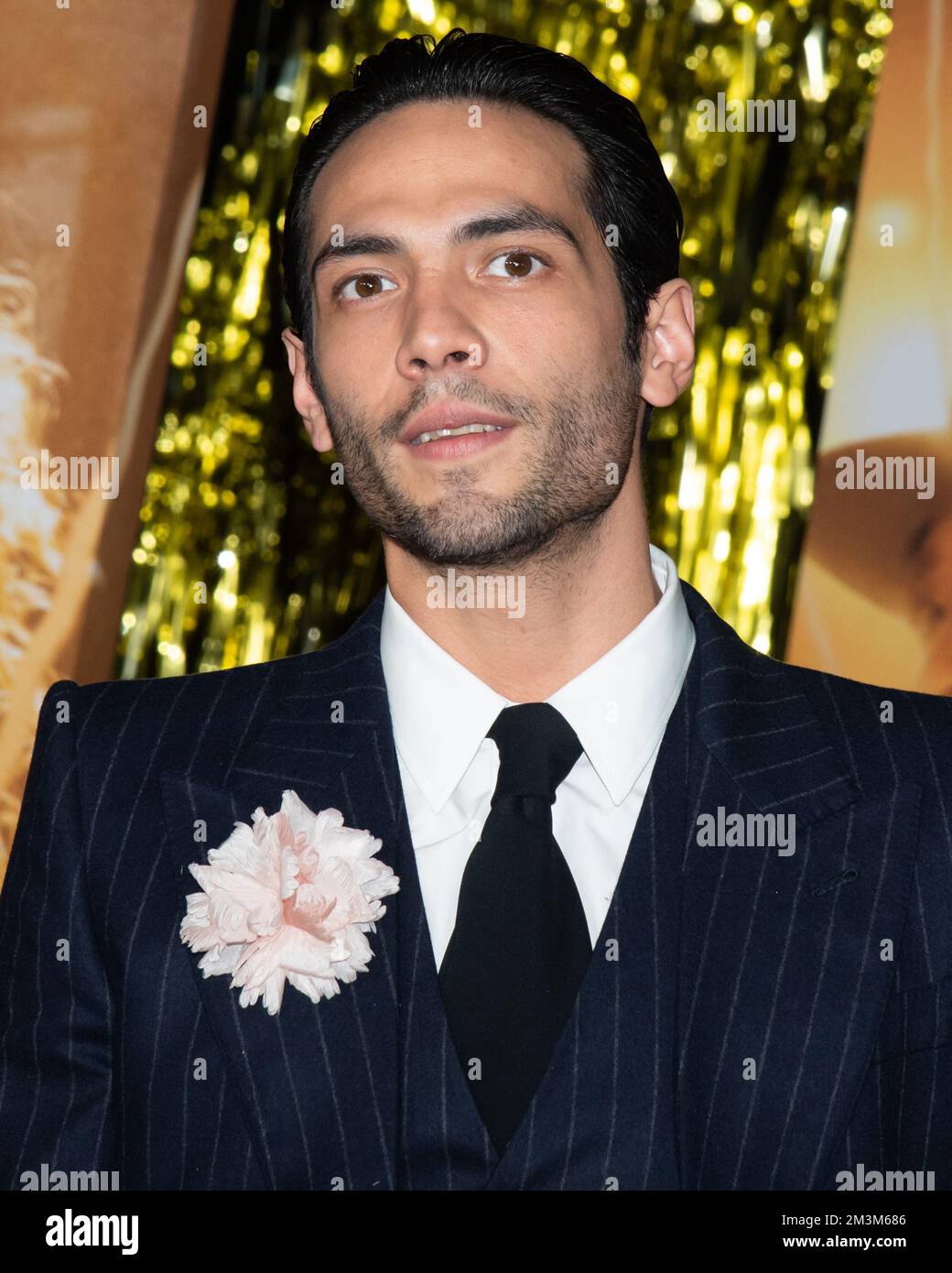 15 December 2022 - Los Angeles, California - Diego Calva. ''Babylon'' Global Premiere Screening at the Academy Museum of Motion Pictures. (Credit Image: © Billy Bennight/AdMedia via ZUMA Press Wire) Stock Photo
