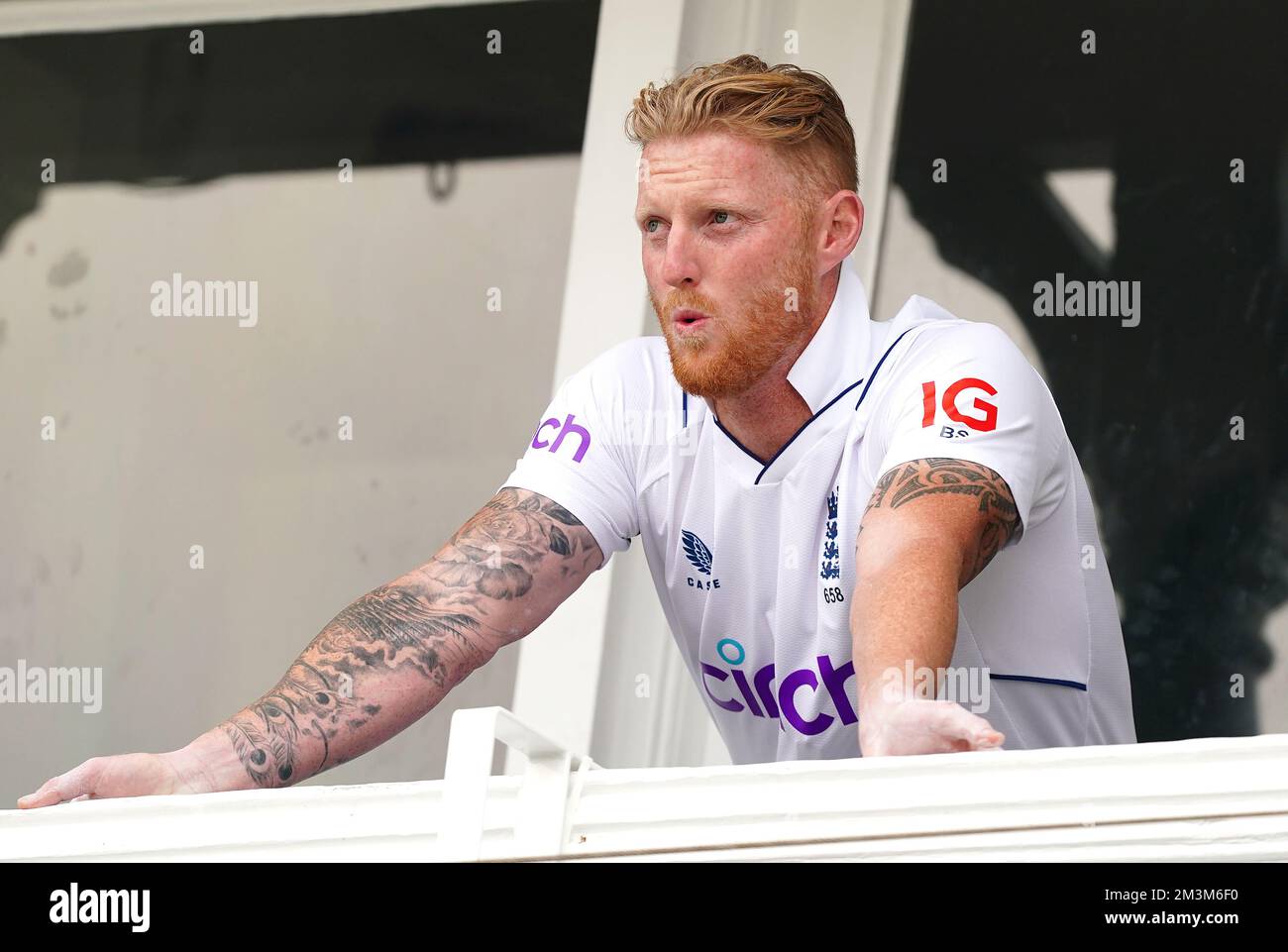 File photo dated 14-06-2022 of England's Ben Stokes looks on. Stokes as Root’s replacement he hardly had to stretch the limits of his imagination – the all-rounder was manifestly the only sensible option – but pairing him with Kiwi maverick McCullum was a masterstroke. So too was Key’s decision to split the coaching role into two specialist positions, with Matthew Mott a neat choice in the white-ball set-up. Issue date: Friday December 16, 2022. Stock Photo