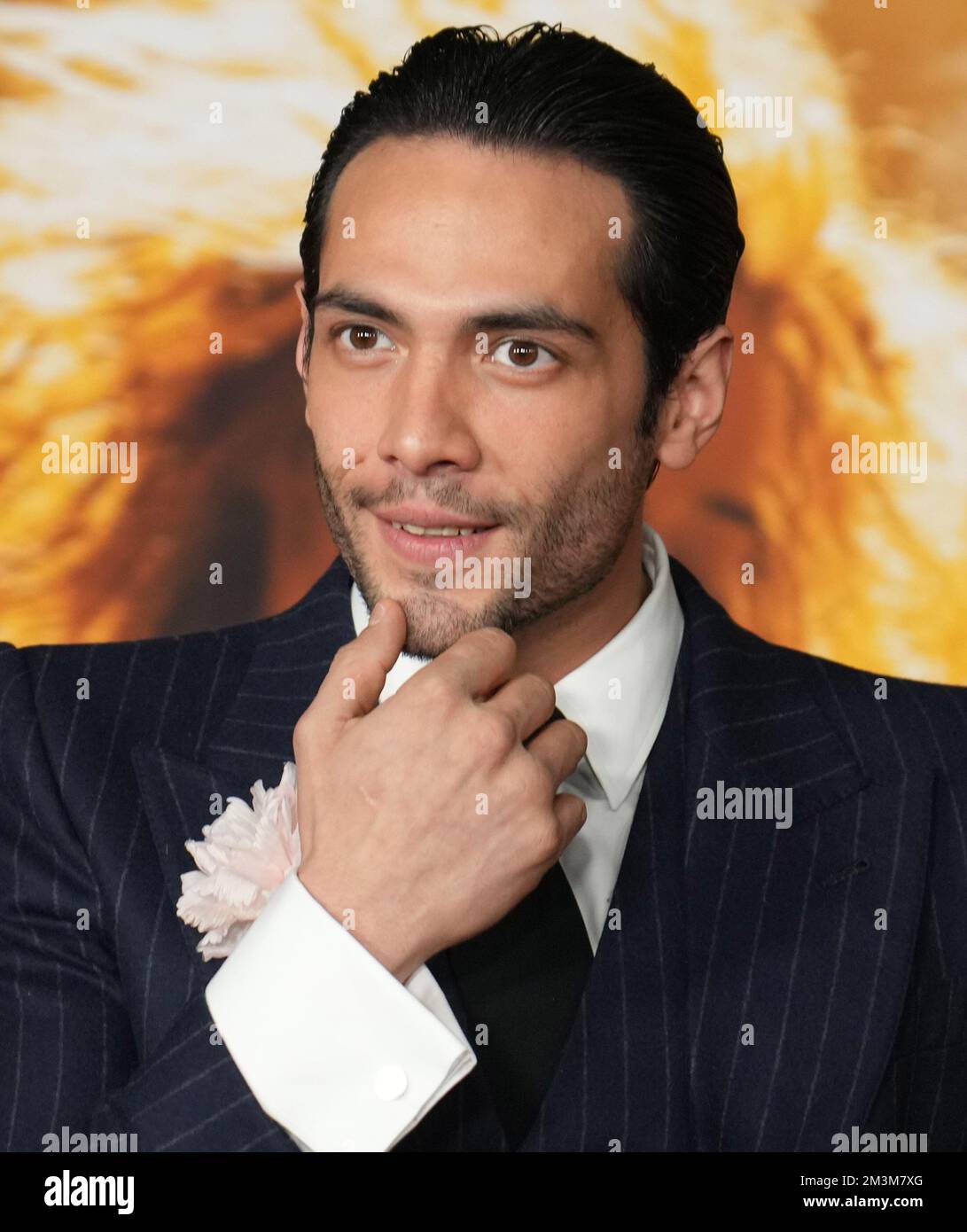 Los Angeles, USA. 15th Dec, 2022. Diego Calva arrives at the BABYLON Los Angeles Premiere held at the Academy Museum of Motion Pictures in Los Angeles, CA on Thursday, ?December 15, 2022. (Photo By Sthanlee B. Mirador/Sipa USA) Credit: Sipa USA/Alamy Live News Stock Photo