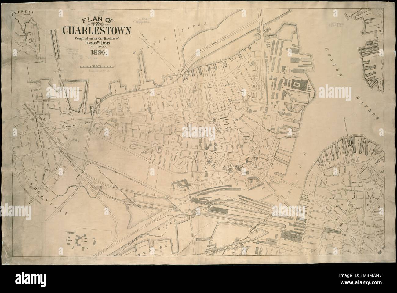 Plan of Charlestown Charlestown - Plan Of Charlestown Charlestown Boston Mass Maps Norman B Leventhal Map Center Collection 2M3MAN7 