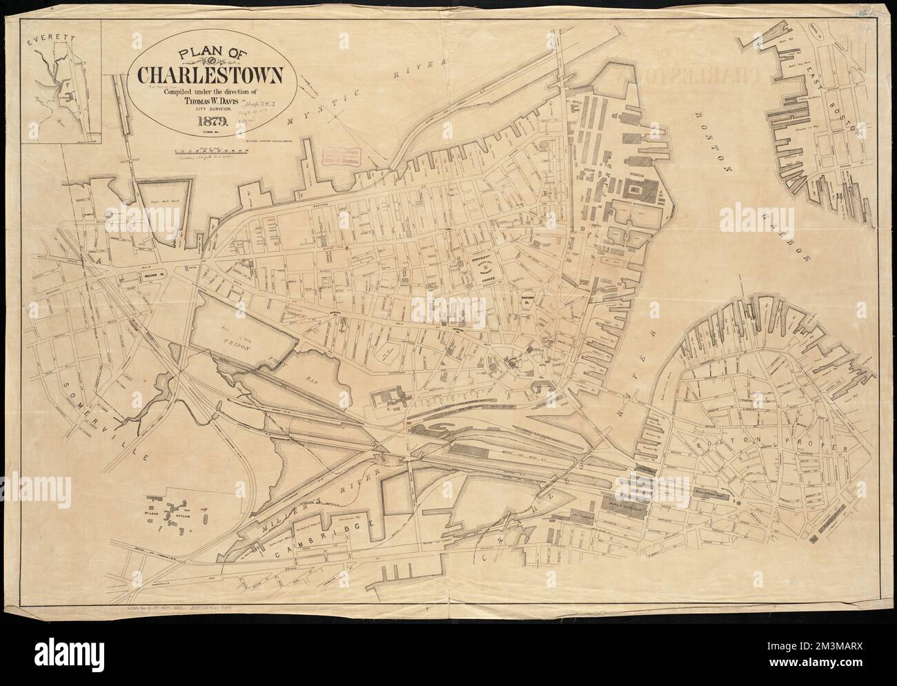 Plan of Charlestown Charlestown - Plan Of Charlestown Charlestown Boston Mass Maps Norman B Leventhal Map Center Collection 2M3MARX 