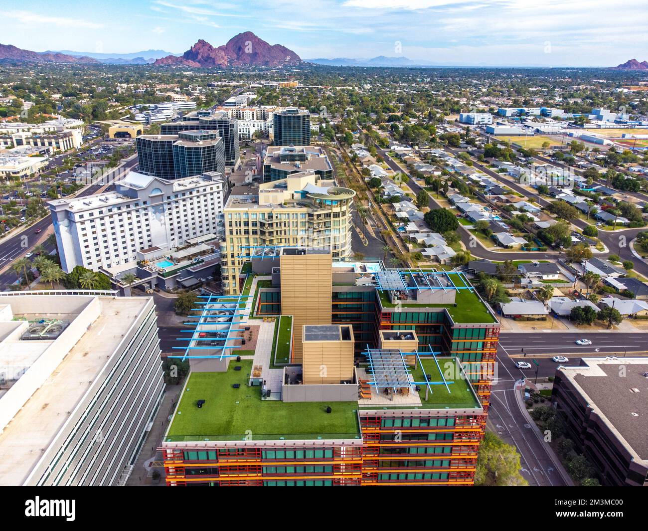 downtown phoenix Stock Photo