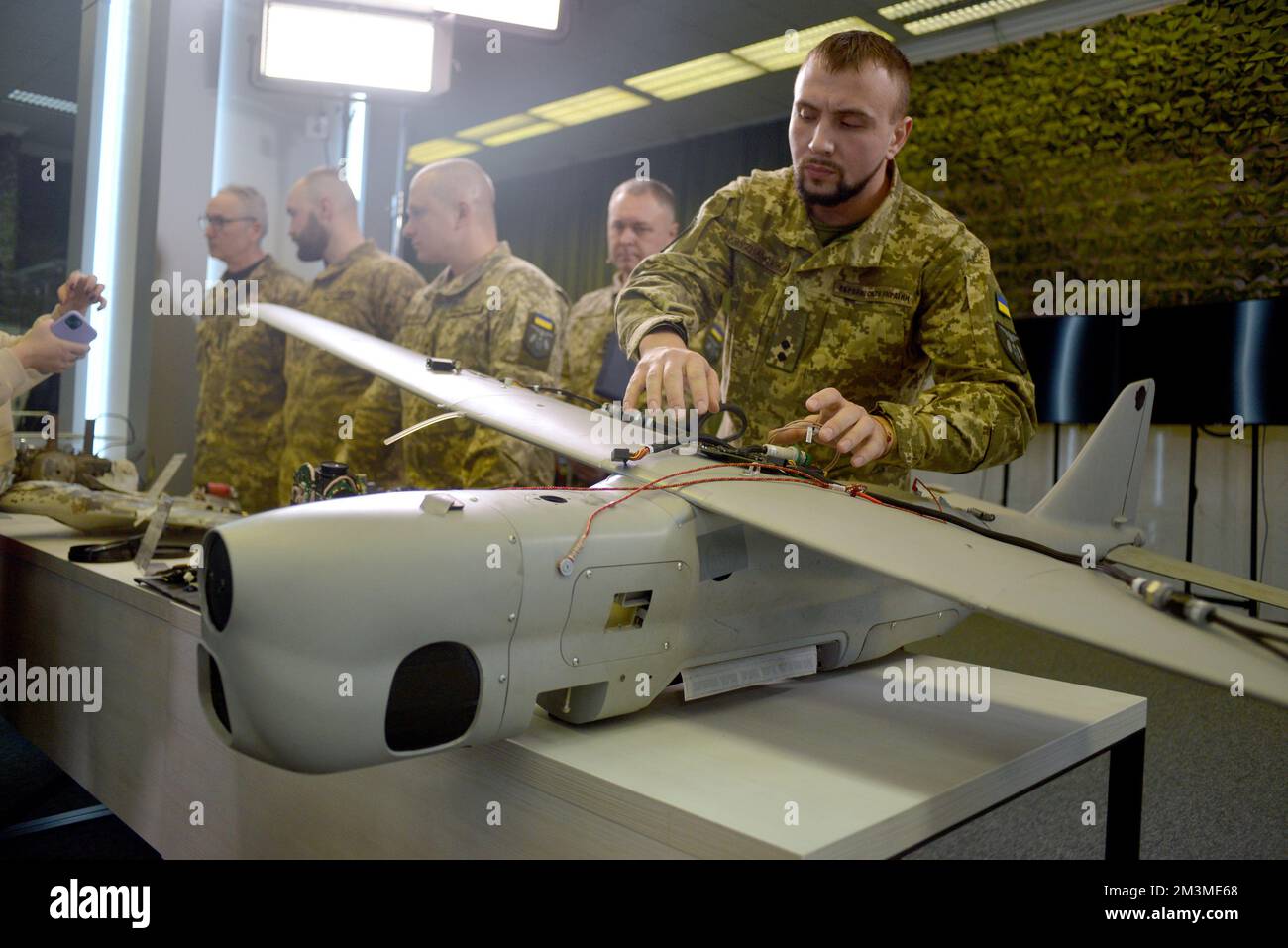 Uav Tem Non Exclusive: KYIV, UKRAINE - DECEMBER 15, 2022 - Demonstration of the ...