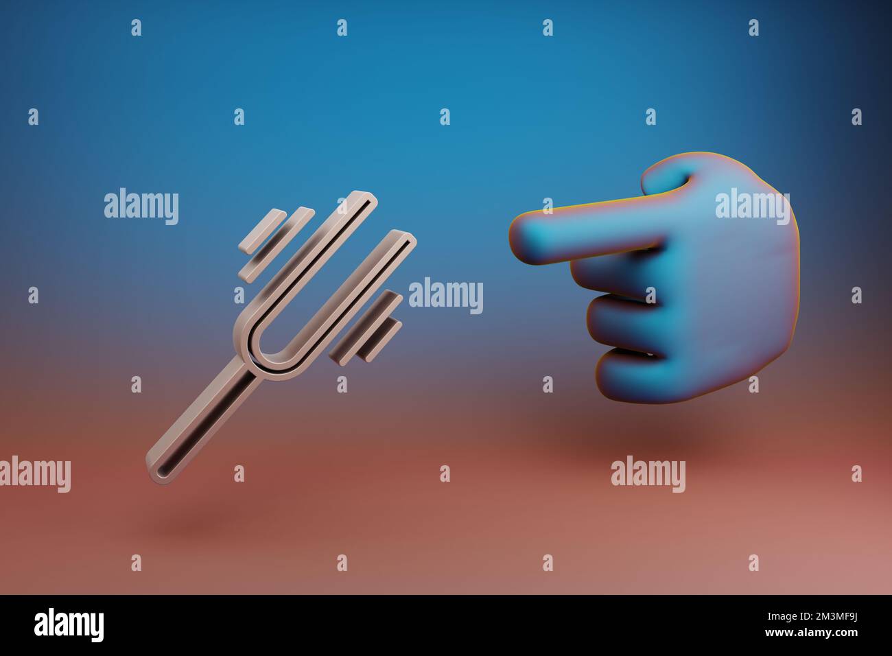 Tuning fork vibrating hi-res stock photography and images - Alamy