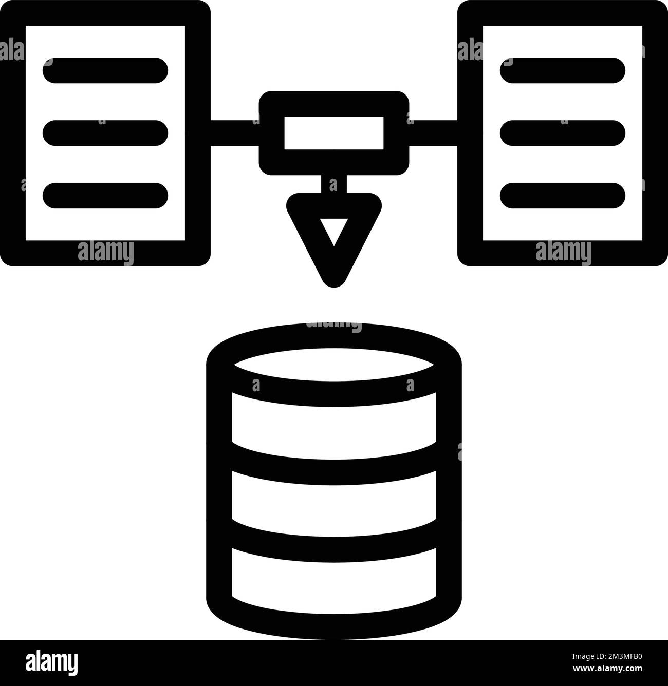 Checklist Vector Illustration Line Icon Design Stock Vector Image & Art ...